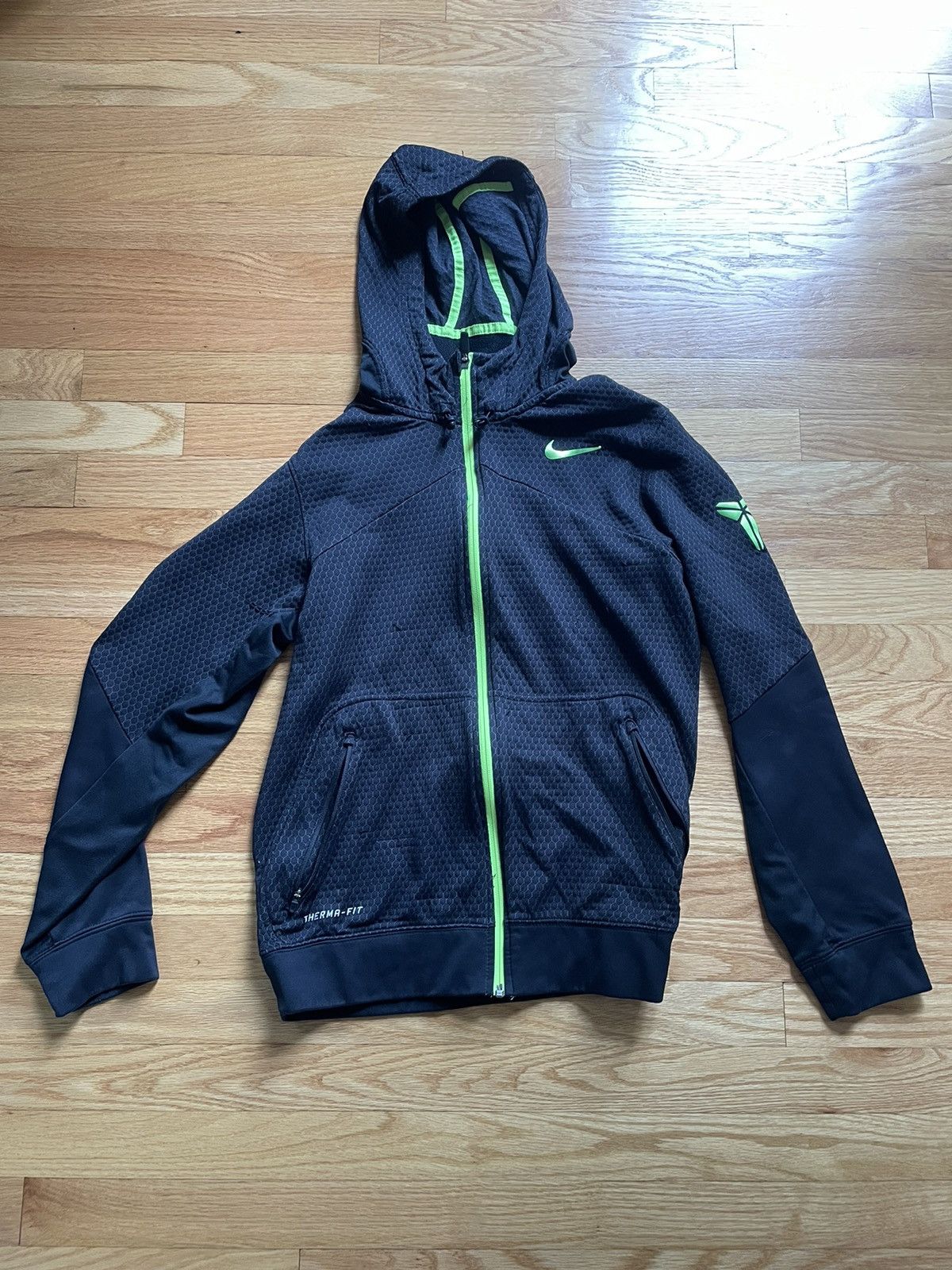 Nike Kobe 2024 Therma-Fit Green Zip-Up Hoodie