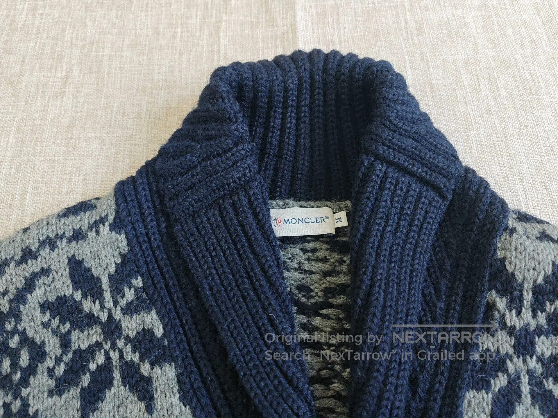 Moncler Moncler Men's Knit Cardigan Sweater. Size US M / EU 48-50 / 2 - 3 Thumbnail