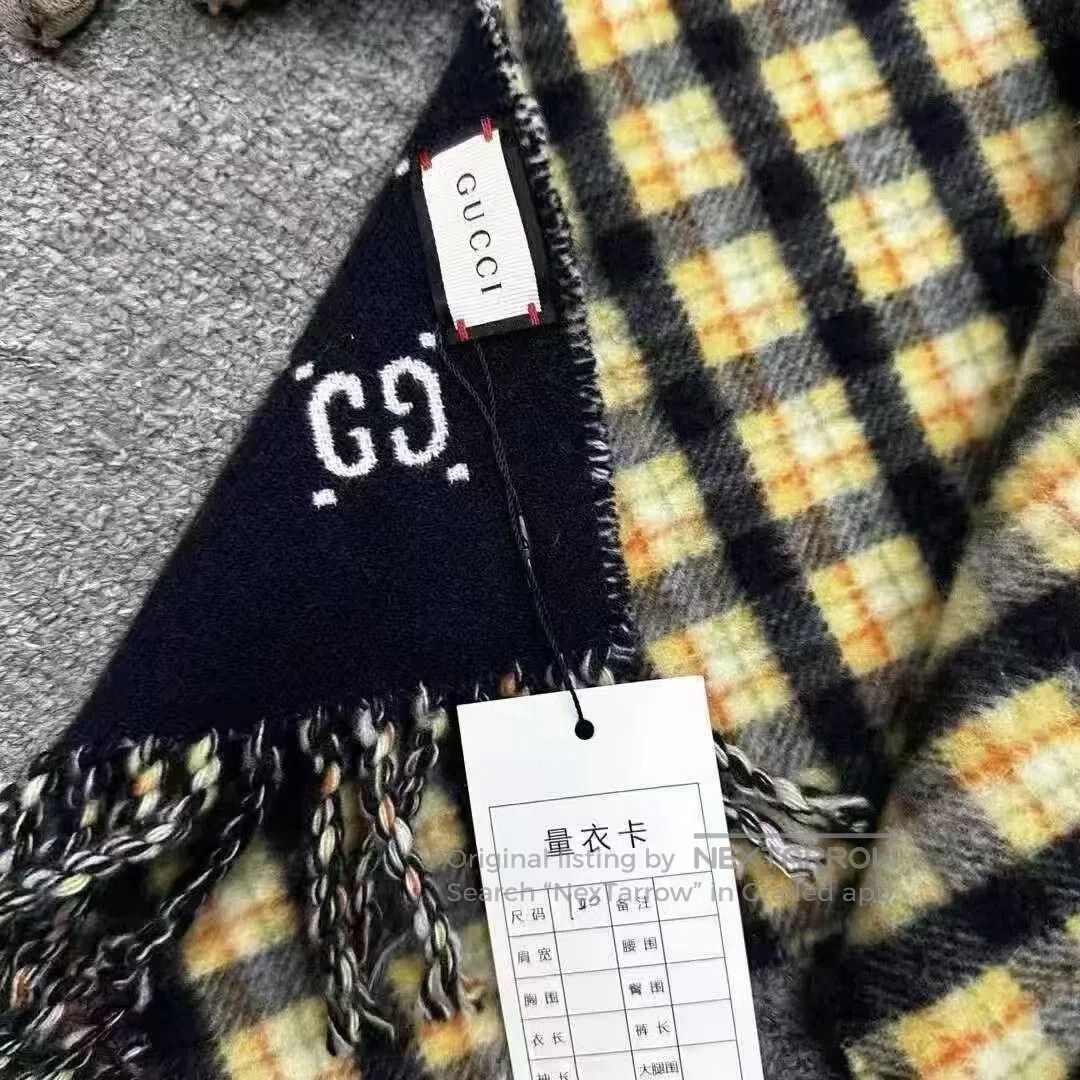 Gucci Gucci Double-Sided GG Print Scarf. Size ONE SIZE - 4 Thumbnail