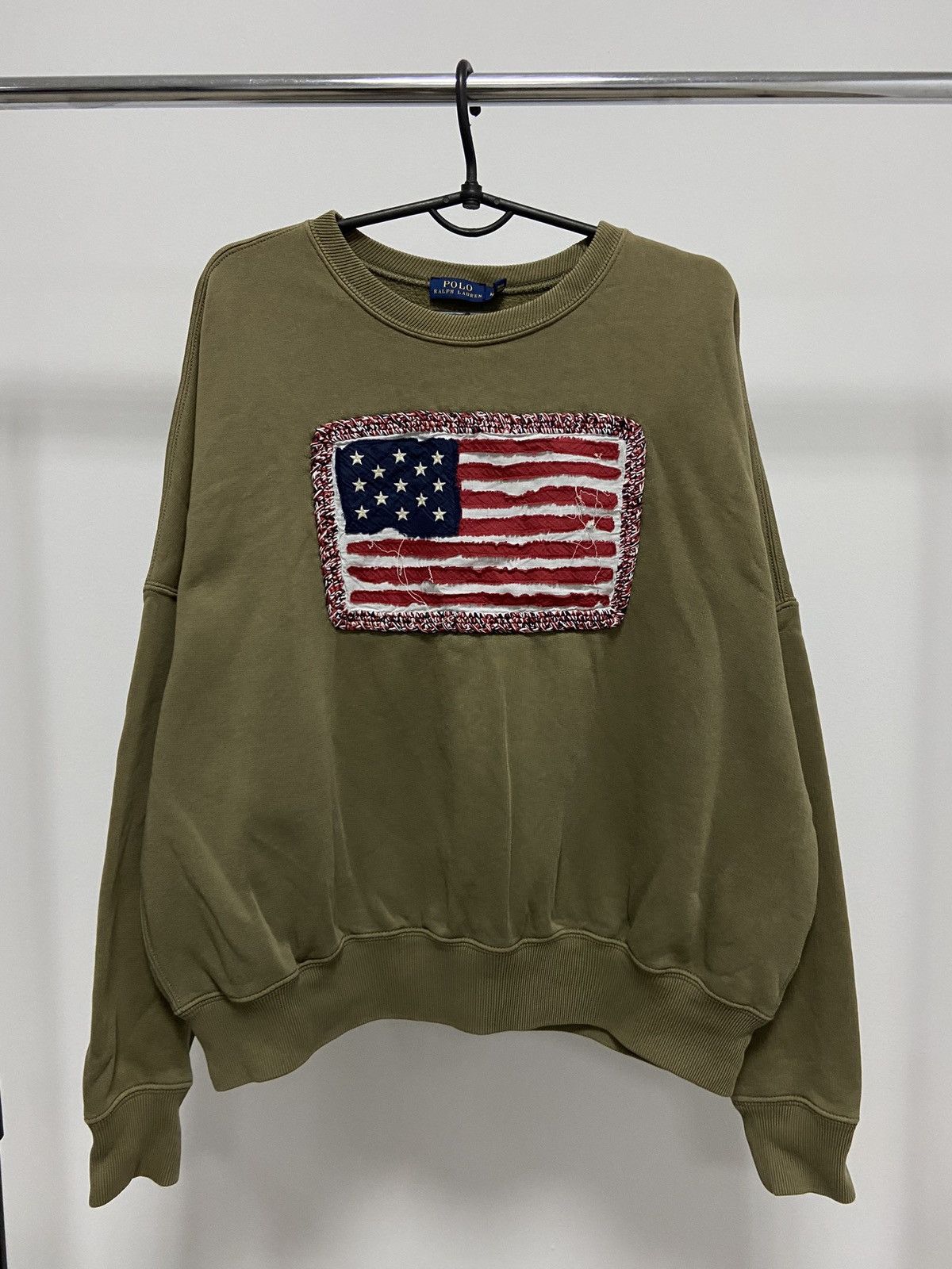Polo Ralph Lauren × Vintage Polo Ralph Lauren oversized Sweatshirt Big Logo Vintage Size US M / EU 48-50 / 2 - 1 Thumbnail