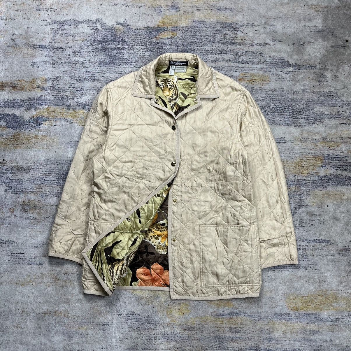 Vintage Salvatore Ferragamo quilted jacket