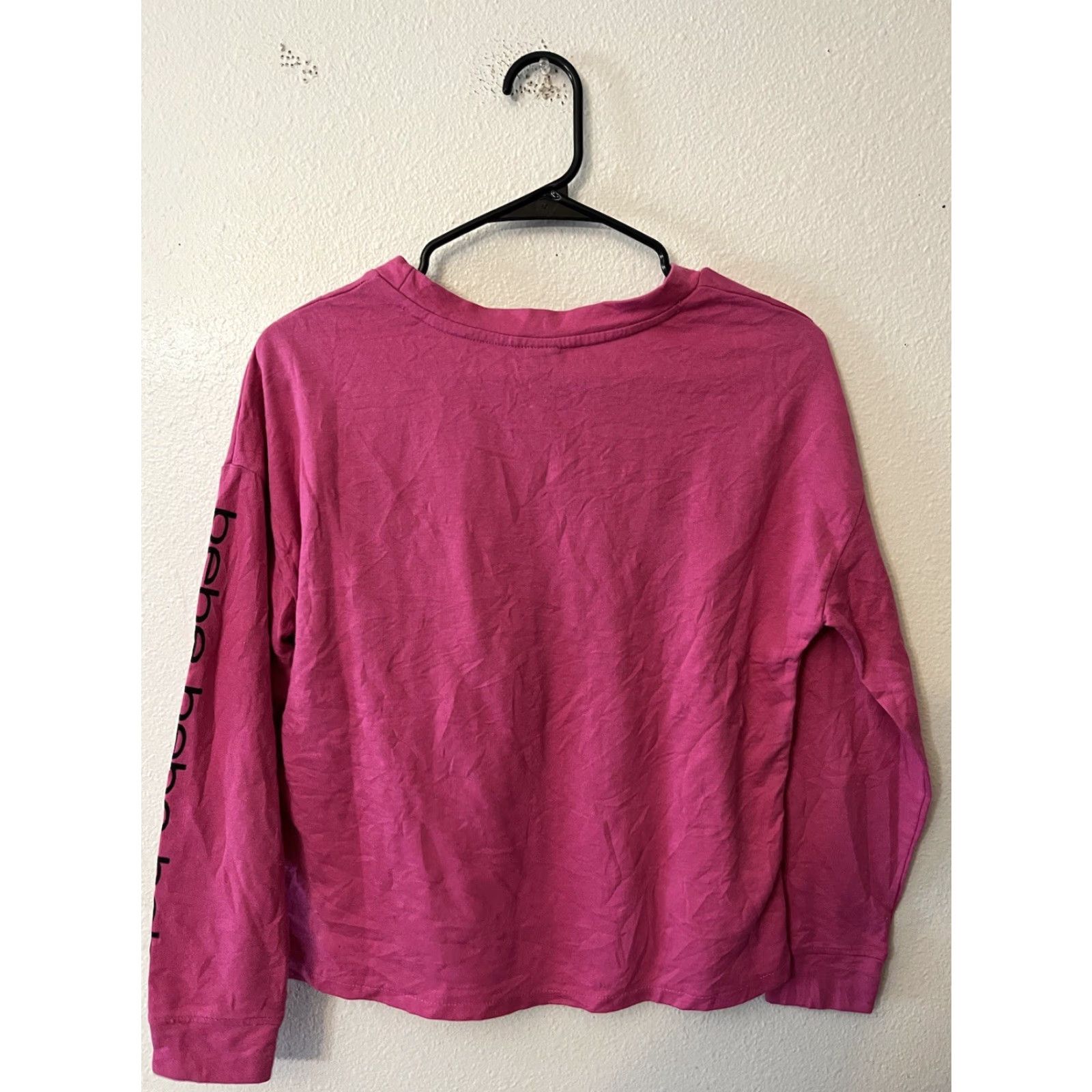Bebe Bebe Sleepwear Lounge Pink Long Sleeve Shirt Size Large Size L / US 10 / IT 46 - 3 Thumbnail