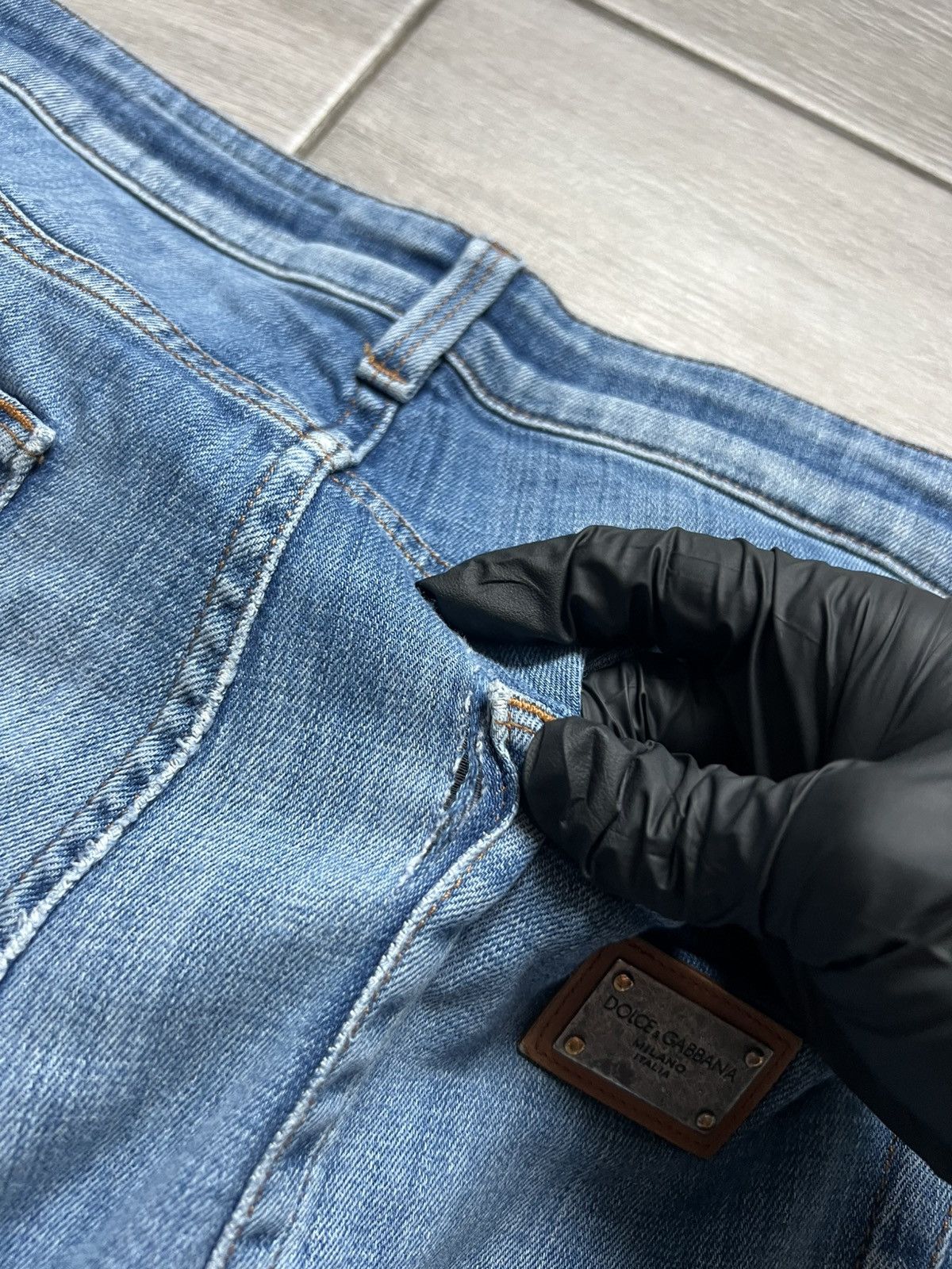 Dolce & Gabbana Vintage Dolce & Gabbana Denim Pants Mini Logo S Size Size US 31 - 15 Thumbnail