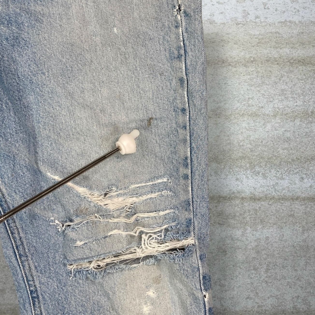 Carhartt Crazy Vintage 90s Carhartt Jeans Relaxed Fit Light Wash Work Size US 34 / EU 50 - 7 Thumbnail