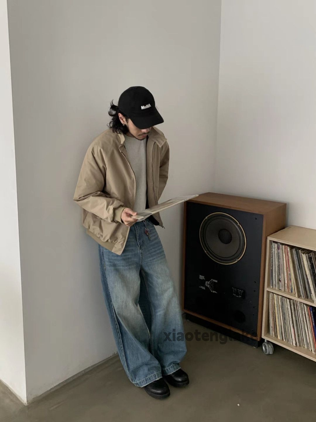 Jean × Vintage washed faded cleanfit yuppie patchwork loose baggy jeans Size US 30 / EU 46 - 6 Thumbnail