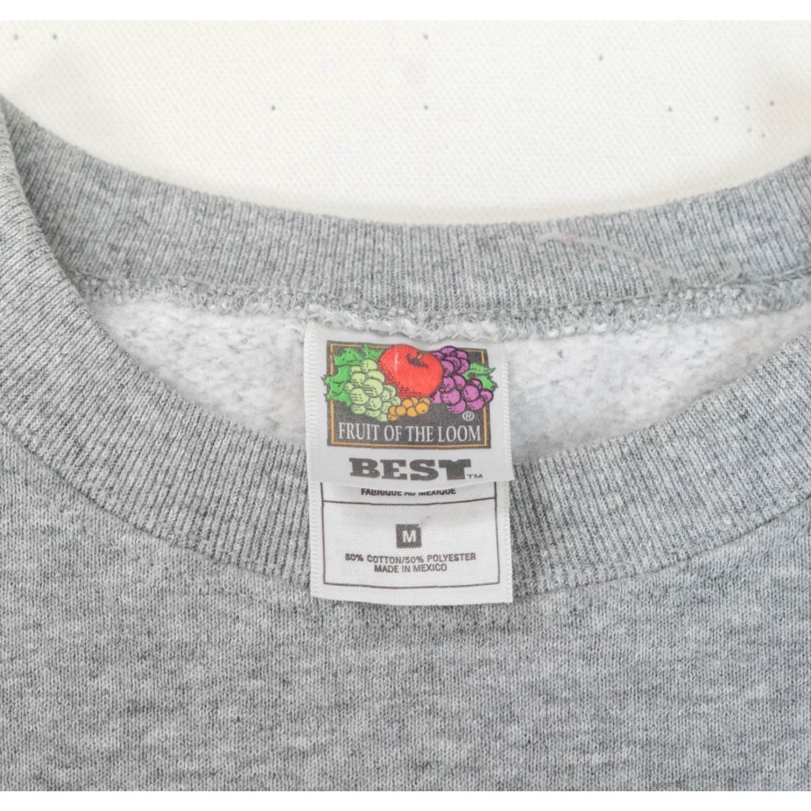 Fruit Of The Loom VINTAGE FDNY New York Fire Department Crewneck Sweatshirt Men M Gray Nike Size US M / EU 48-50 / 2 - 2 Thumbnail