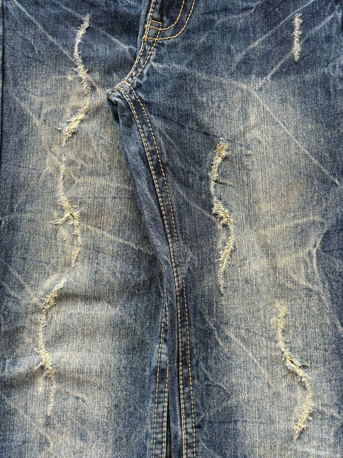 Diesel Vintage Japanese Brand Rusty Wash Distressed Jeans Size 27" / US 4 / IT 40 - 3 Thumbnail