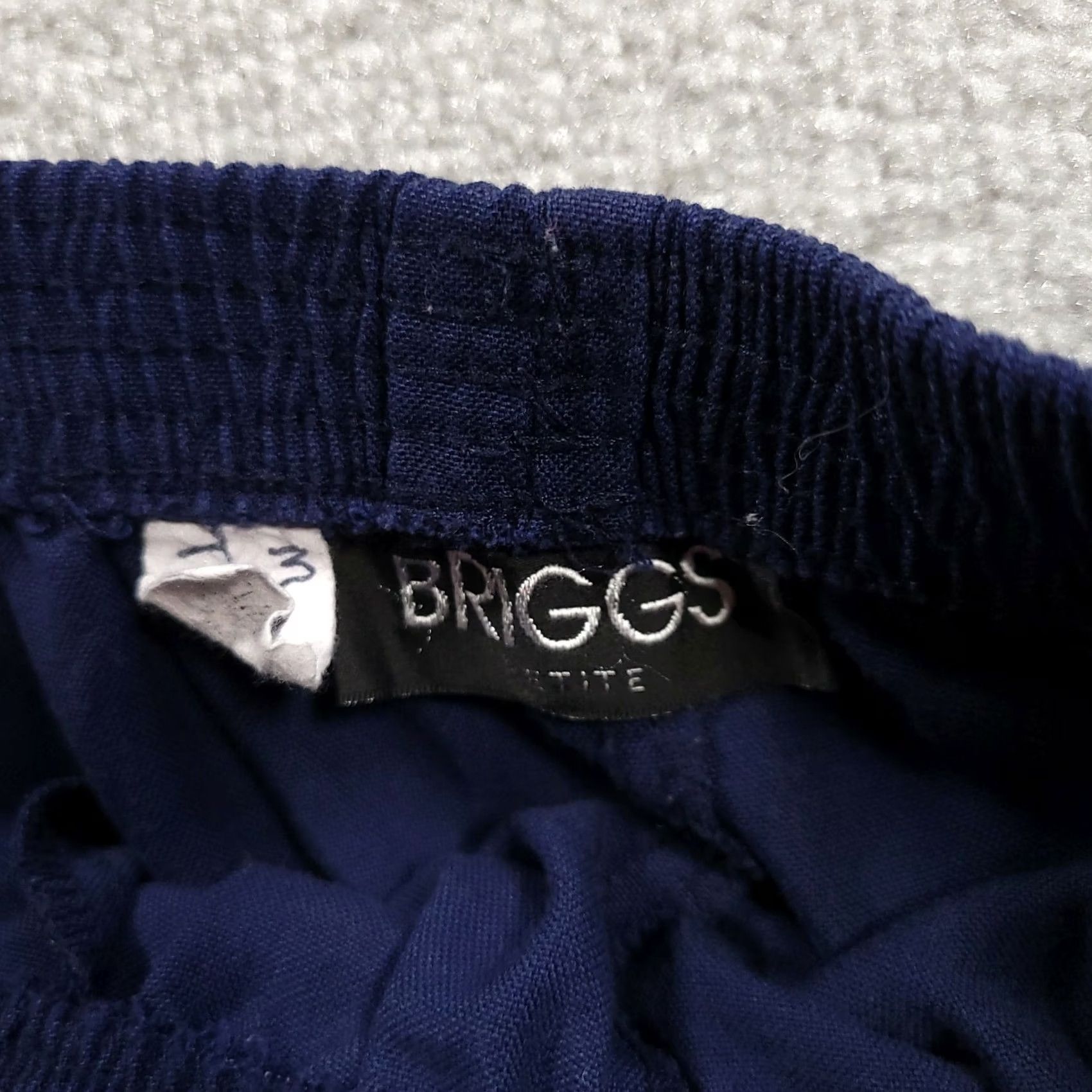 Vintage VINTAGE Briggs New York Pants Women's 24x25 Petite Blue Dress Pants Slim Straight 90s Mens? Size 25" / US 0 / IT 36 - 8 Thumbnail