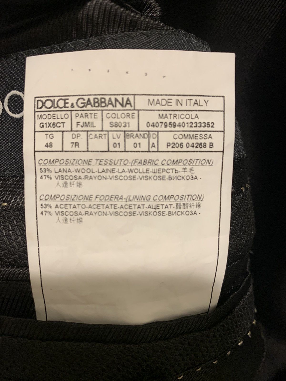Dolce & Gabbana Vintage D&G Blazer Size 48R - 3 Thumbnail