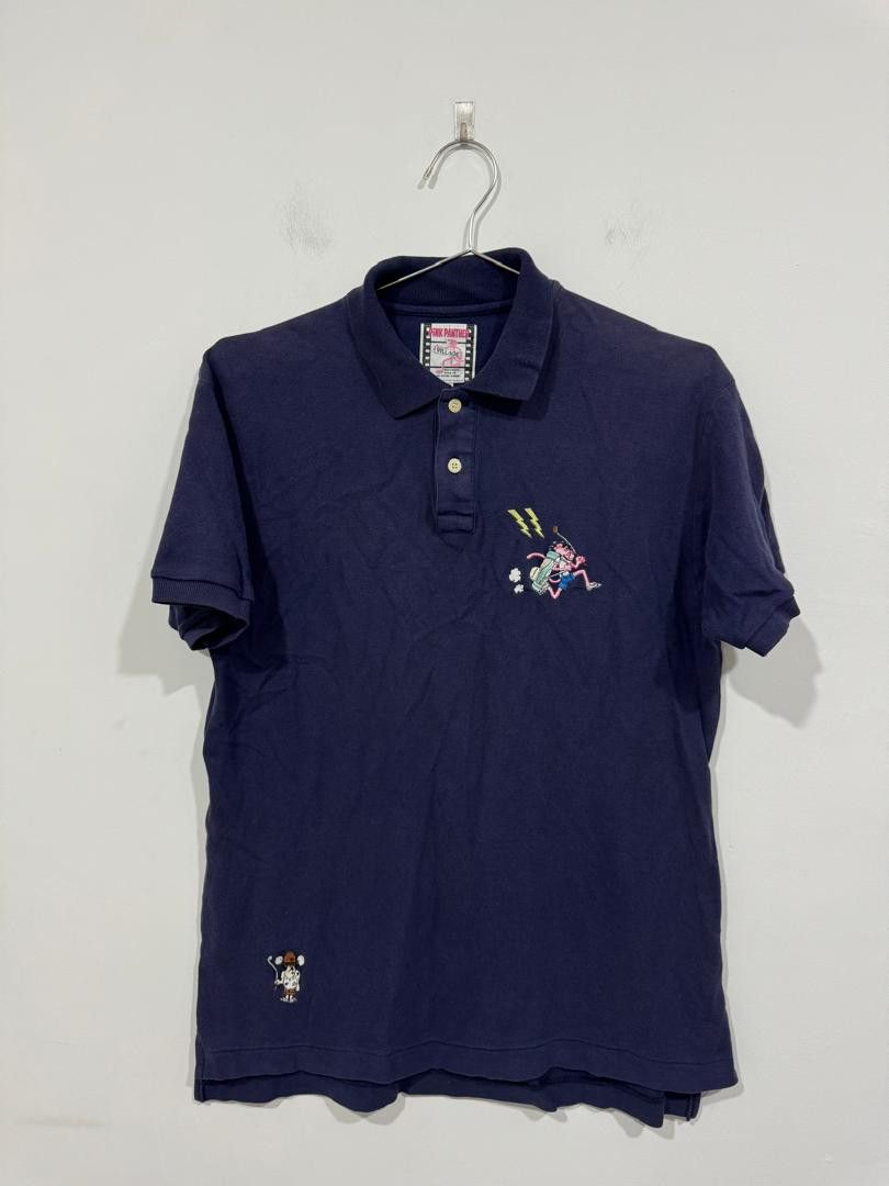 Cartoon Network Vintage 1993 Pink Panther Polo Tee Size US L / EU 52-54 / 3 - 1 Thumbnail