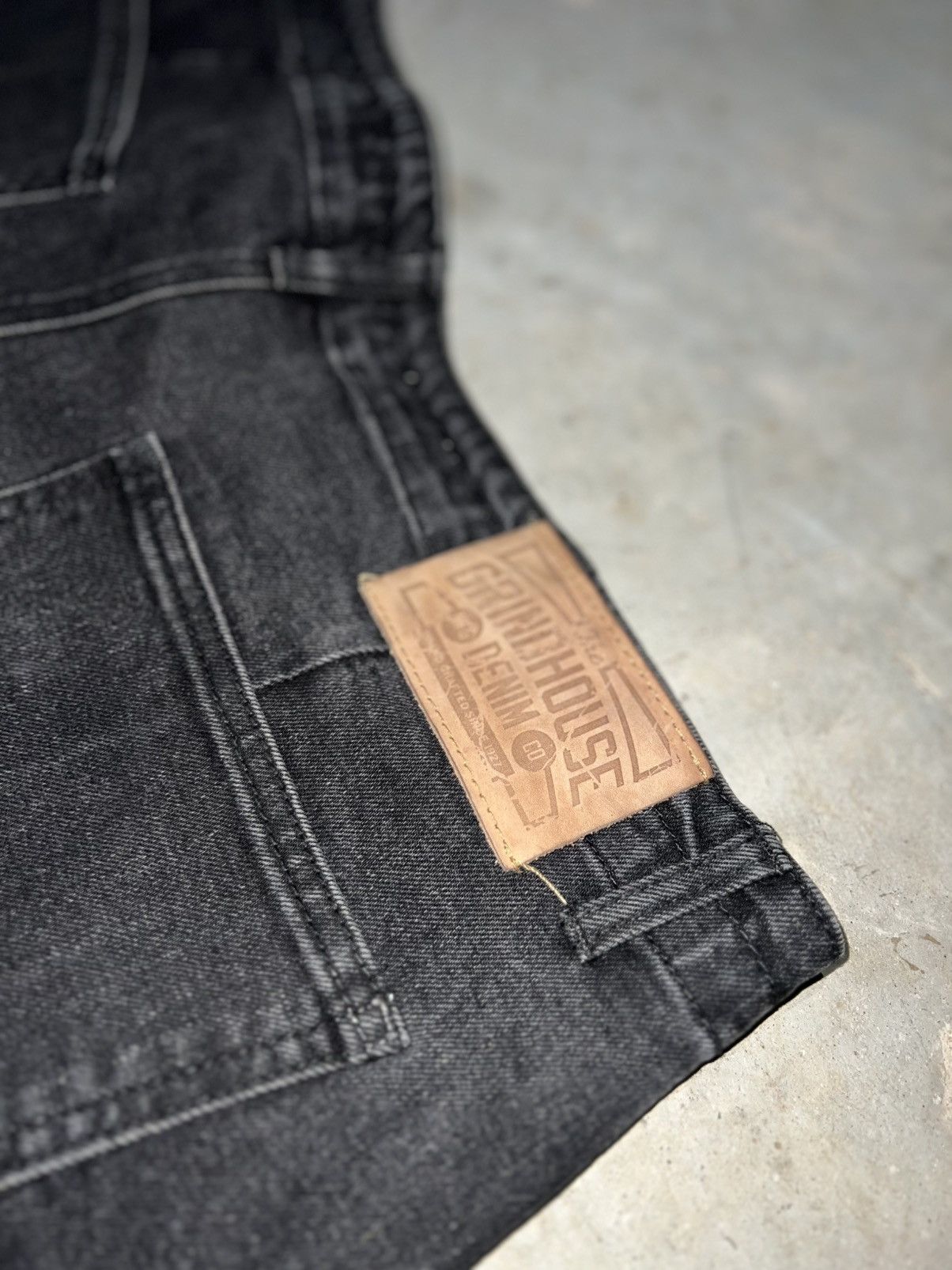 Designer × Other Grindhouse Denim Baggy Cargo Pants Size US 34 / EU 50 - 4 Thumbnail