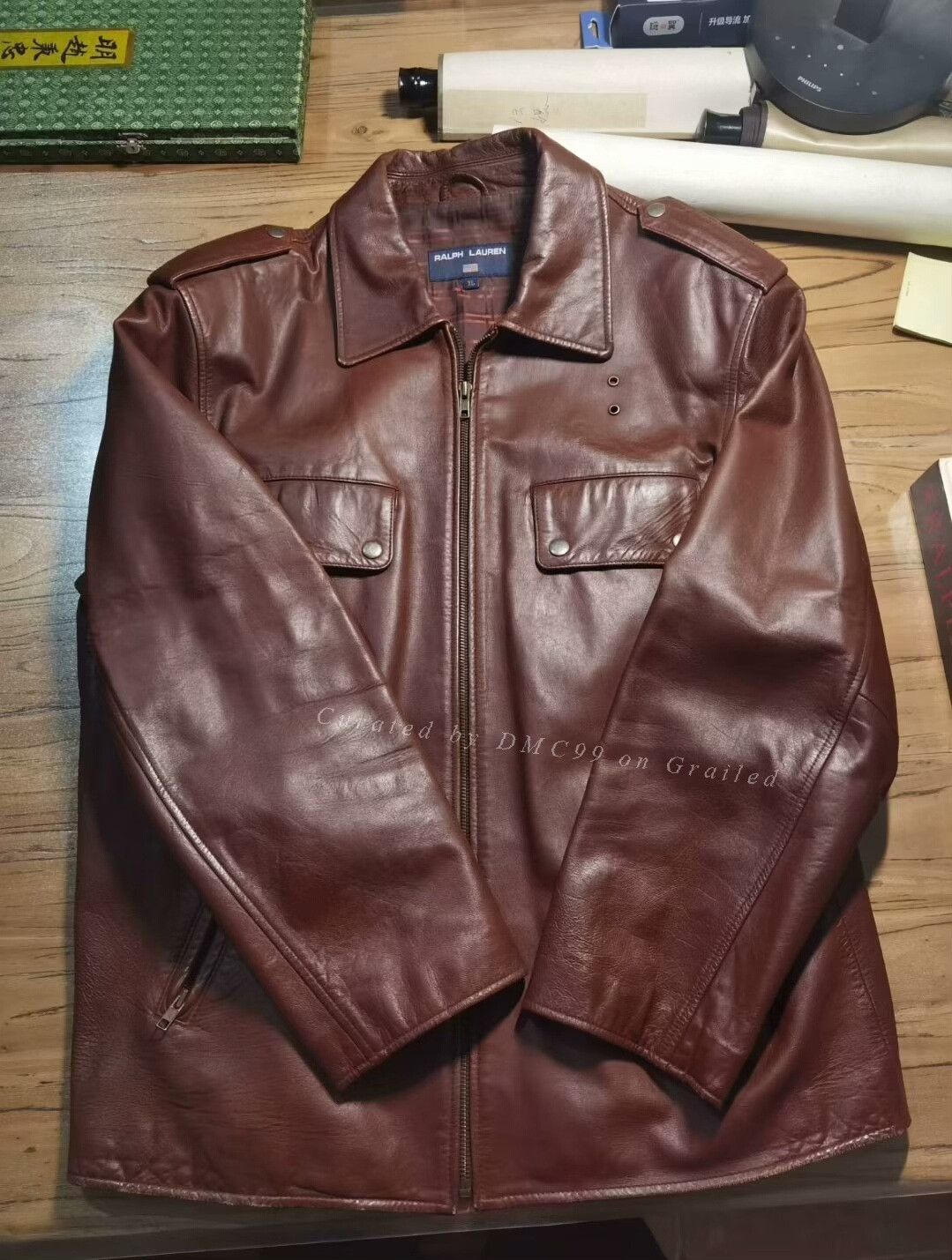 RRL Ralph Lauren RRL Ralph Lauren Lambskin Motorcycle Jacket Size US M / EU 48-50 / 2 - 1 Thumbnail