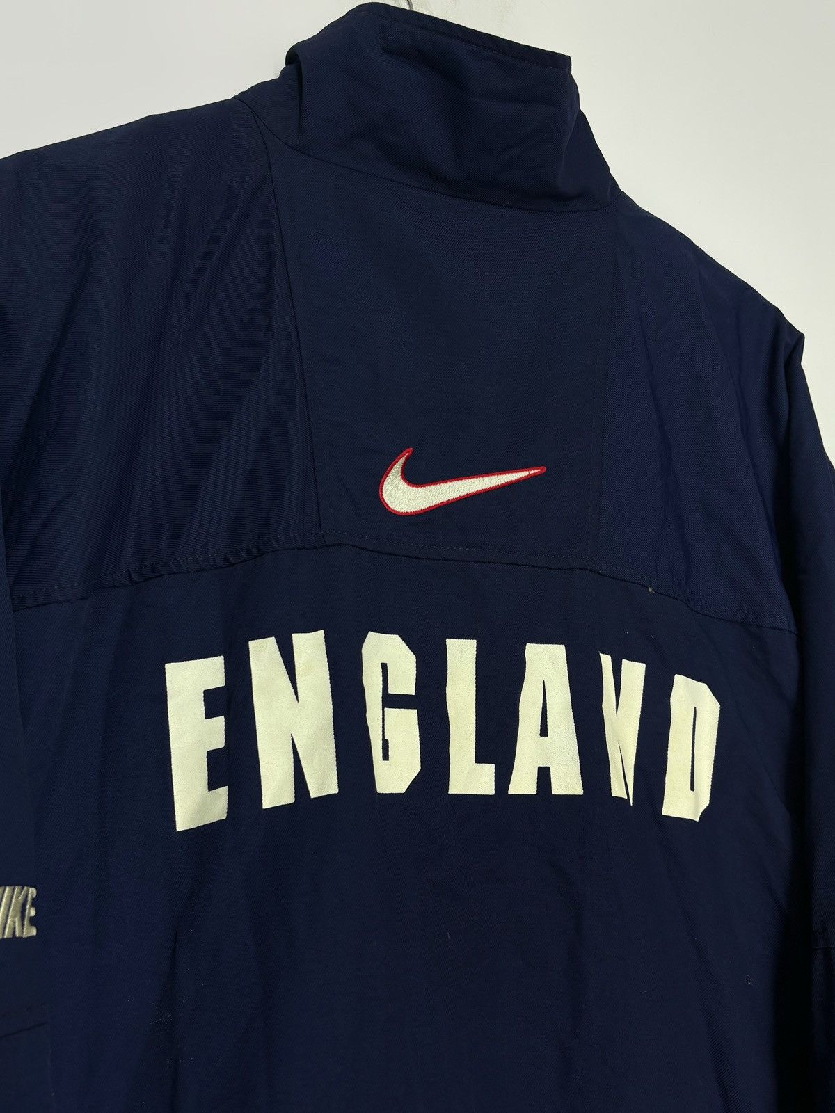 Nike Vintage 90s Nike England Rugby Union Retro Zip Jacket Size US XL / EU 56 / 4 - 14 Thumbnail