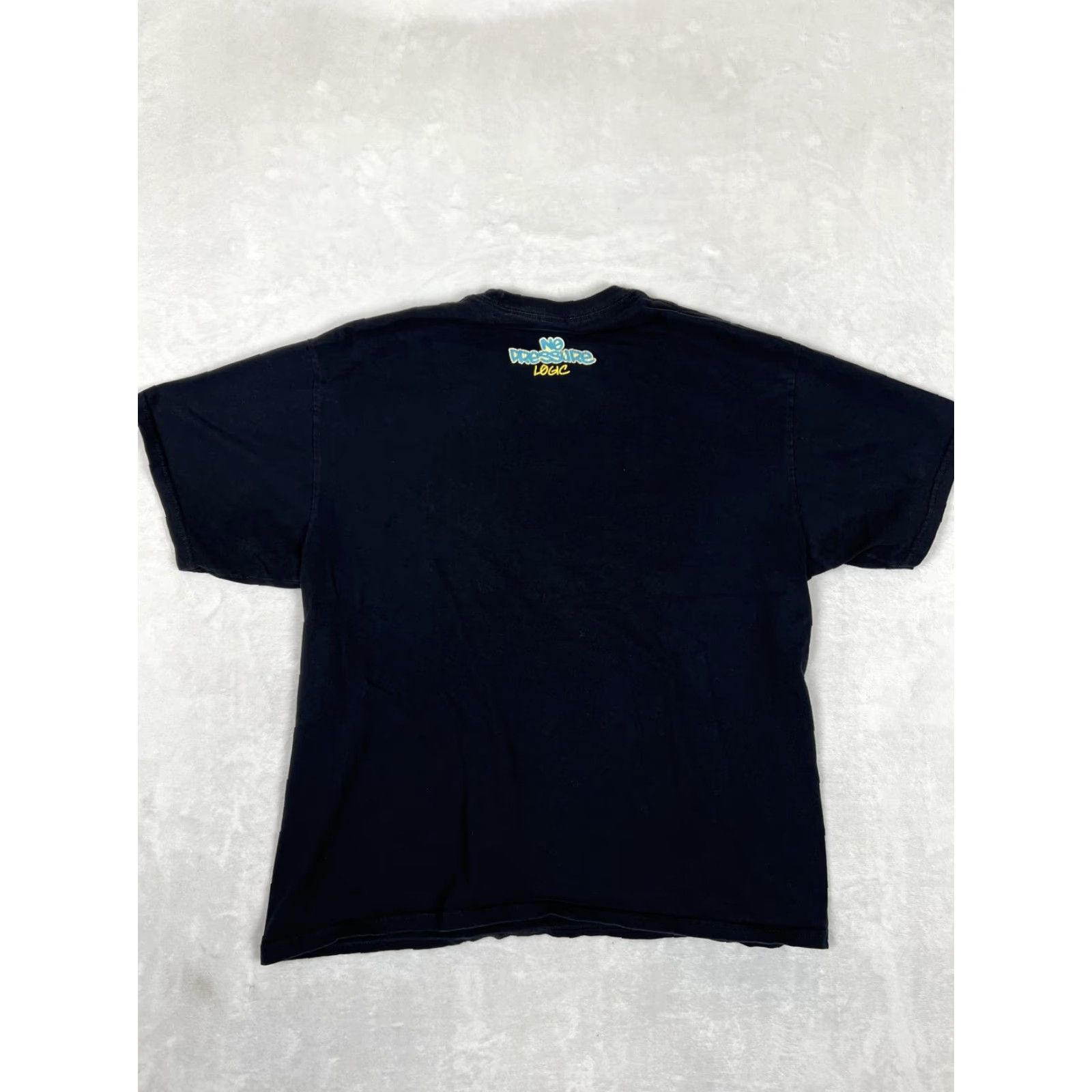 Gildan VINTAGE: No Pressure Logic T-Shirt Mens XL Black Album Cover Hip Hop Rap Music Tee Size US XL / EU 56 / 4 - 6 Thumbnail