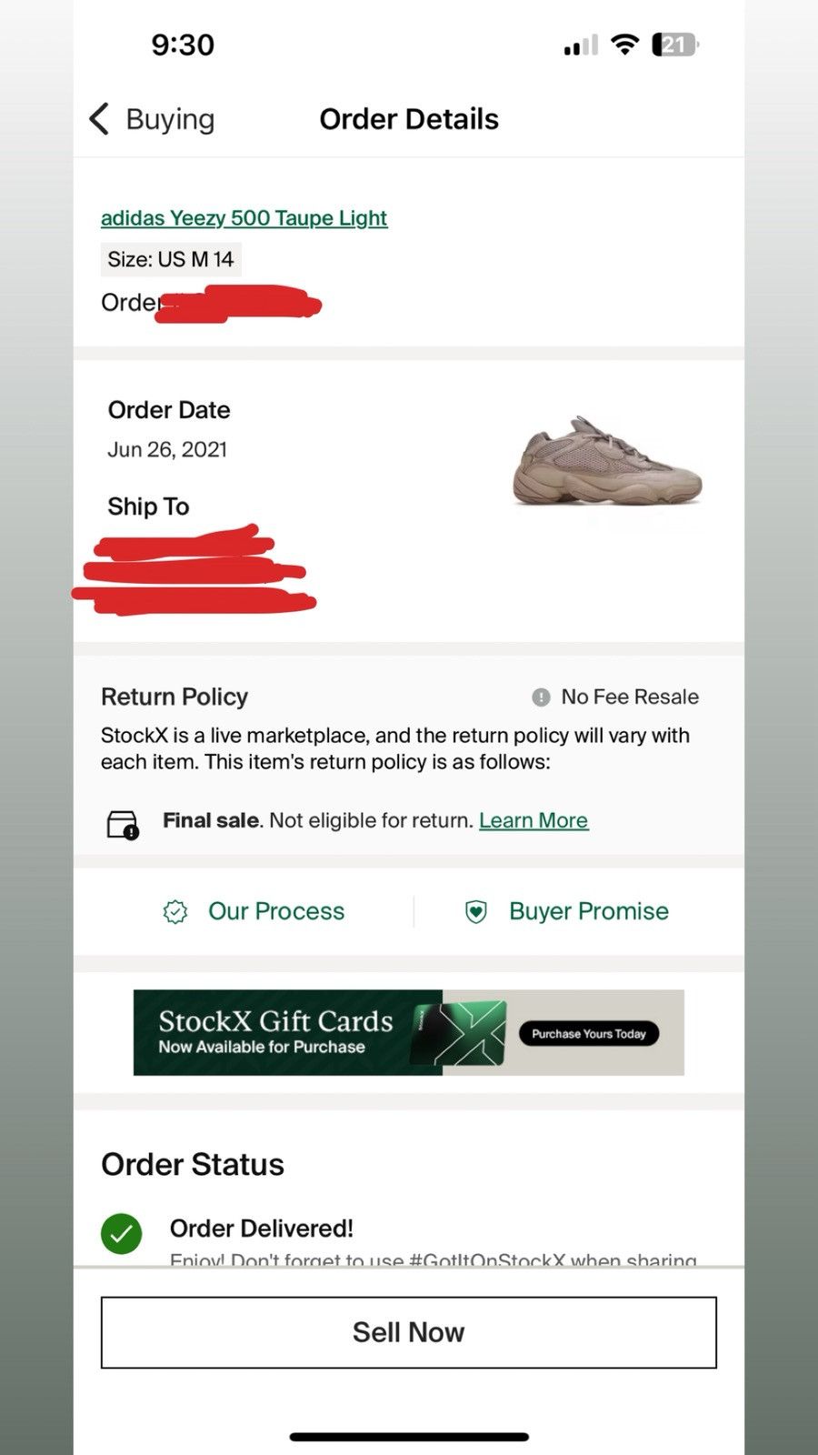 Yeezy Yeezy 500 taupe light Size US 14 / EU 47 - 10 Thumbnail