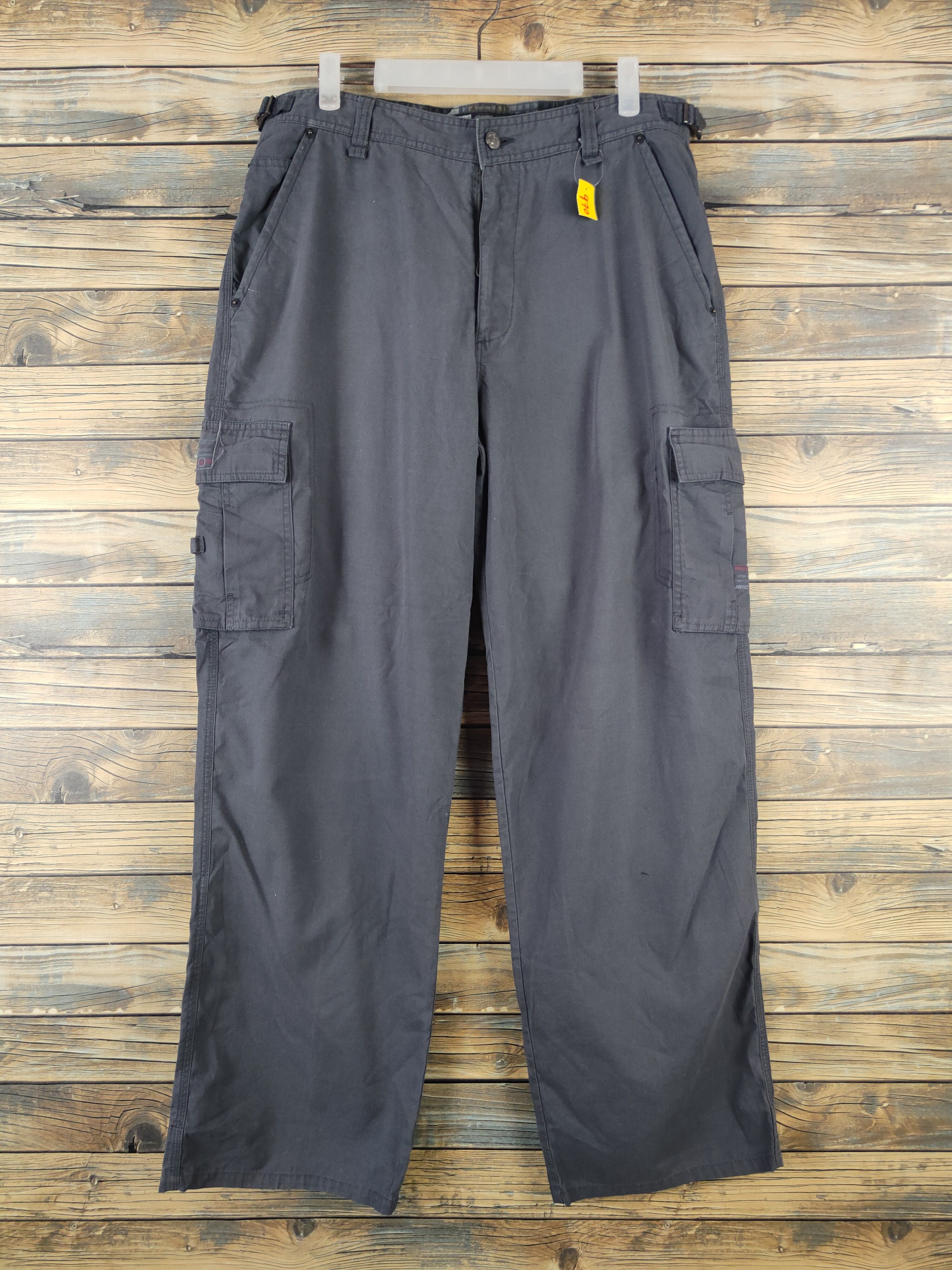 Japanese Brand DL Micros Gray Multipocket Tactical Cargo Pants #970 Size US 33 - 1 Thumbnail