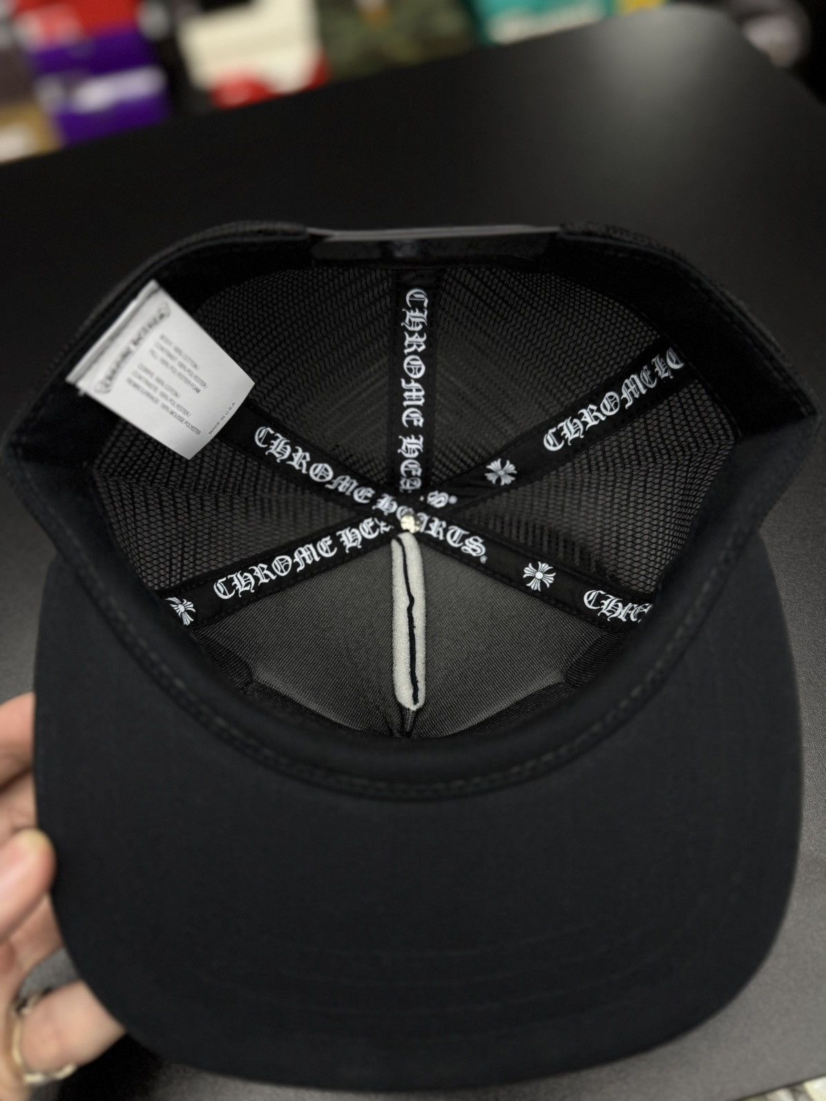 Chrome Hearts Chrome Hearts Welcome To Vegas Logo SnapBack New Size ONE SIZE - 9 Thumbnail