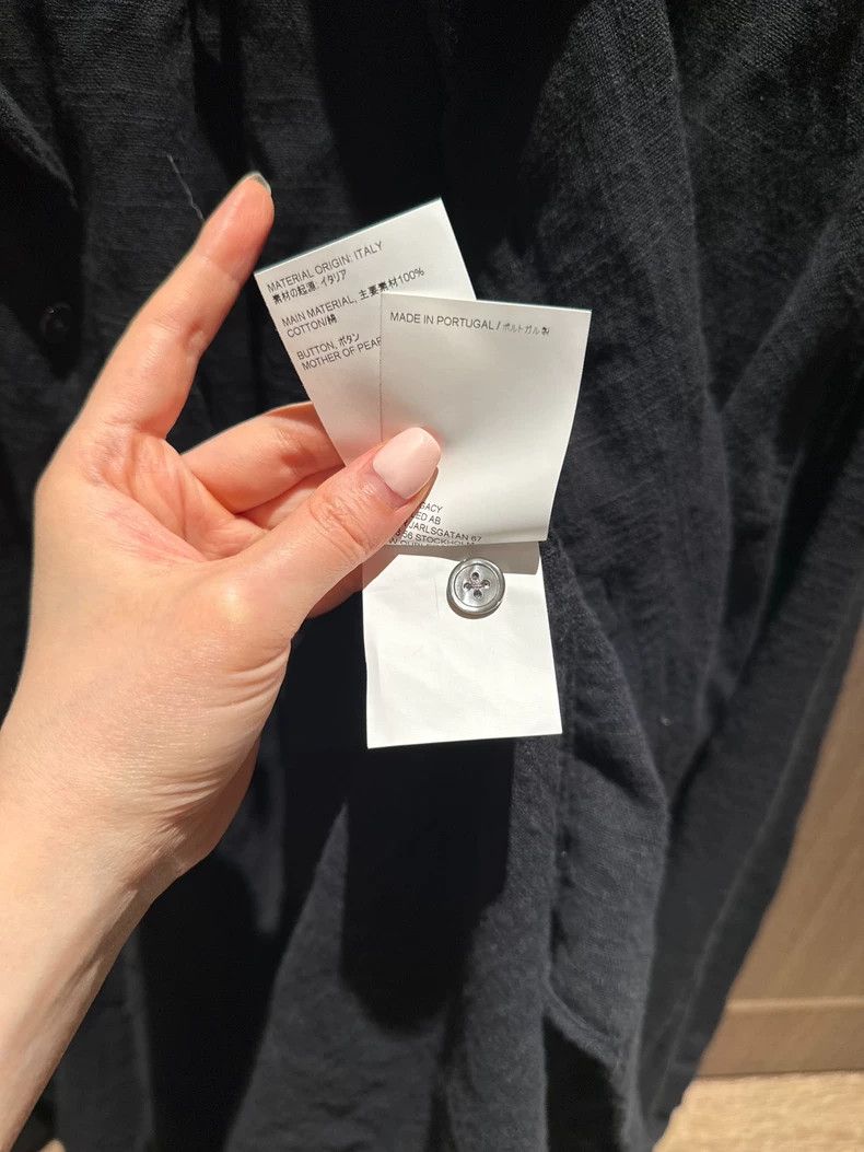 Our Legacy our legacy Black linen shirt 2504-Nextarrow Size US M / EU 48-50 / 2 - 7 Thumbnail