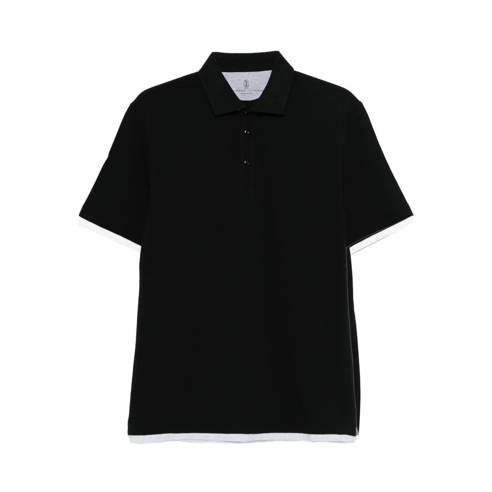 Brunello Cucinelli Brunello Cucinelli BLACK Polo Shirts Size US S / EU 44-46 / 1 - 1 Thumbnail