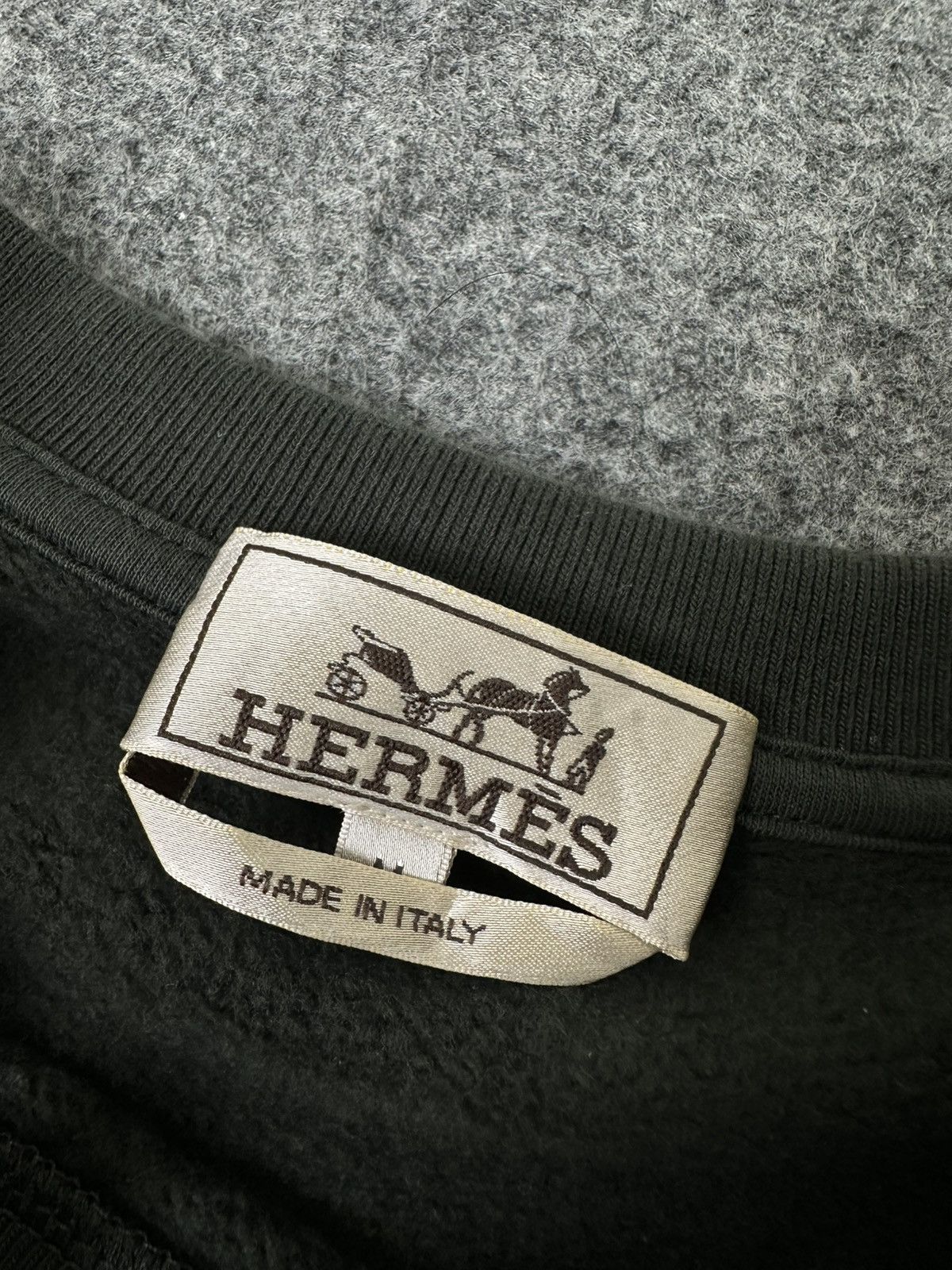 Hermes Hermes - Sport Series F/W21 - Run “H” Sweater - Army Green Size US M / EU 48-50 / 2 - 8 Thumbnail