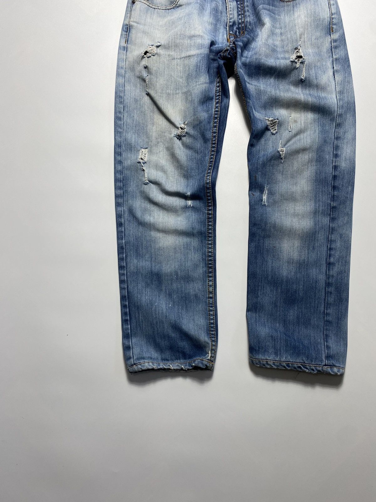 Dolce & Gabbana × Vintage Vintage Dolce Gabbana Washed Denim Distressed Y2K Retro 00s Size US 32 / EU 48 - 2 Thumbnail