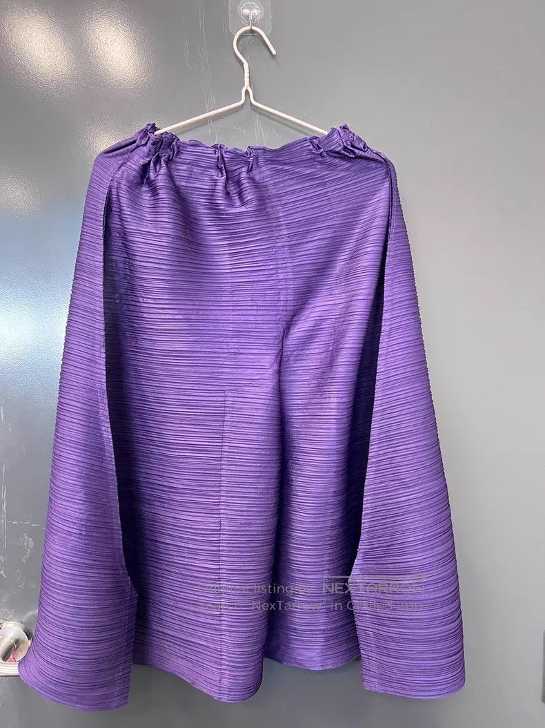 Issey Miyake Issey Miyake Color-Block Short Sleeve Top Size L / US 10 / IT 46 - 4 Thumbnail