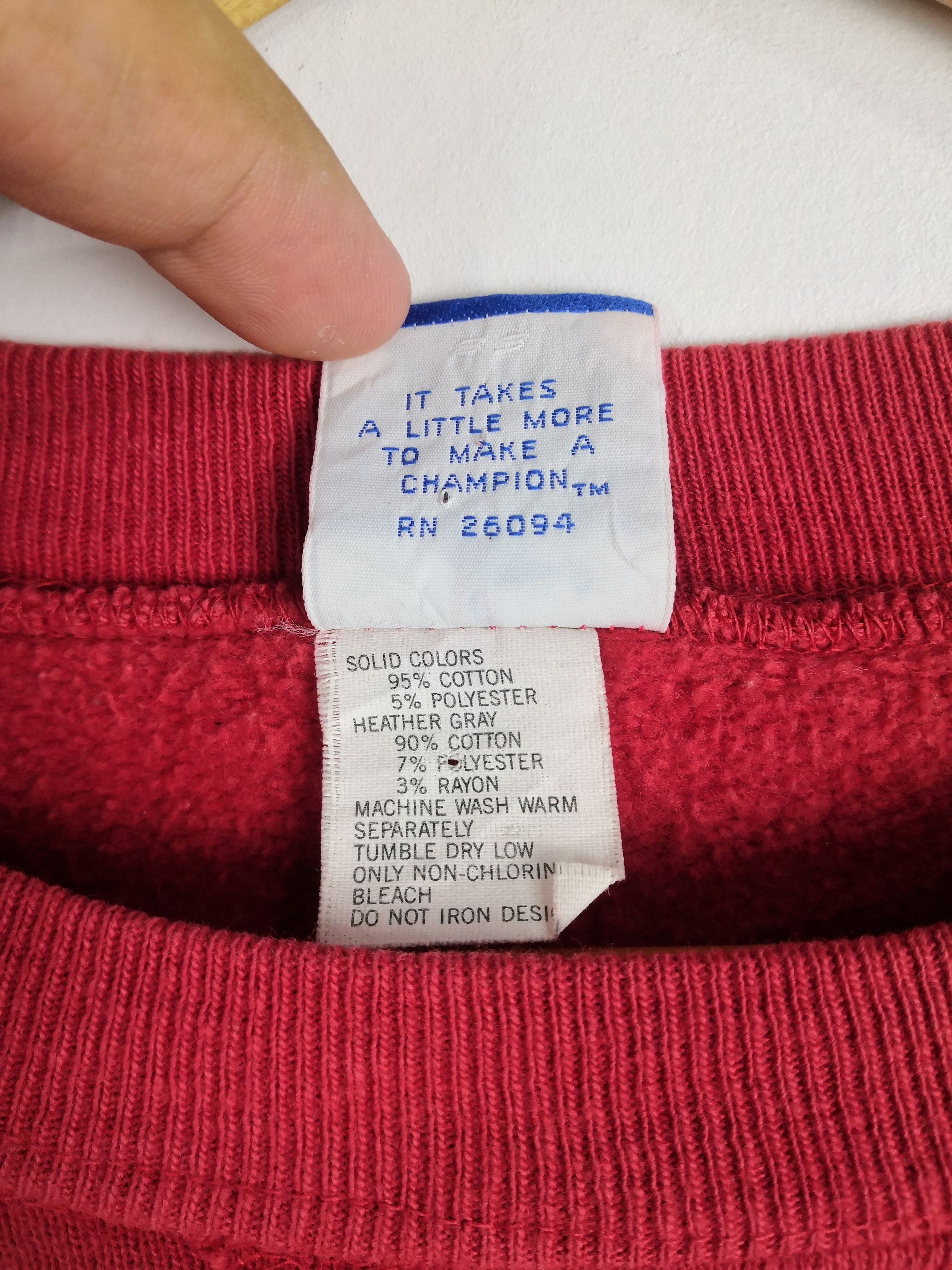 Champion Vintage 90s Champion Stanford Sweatshirt Reverse Weave Size US XL / EU 56 / 4 - 6 Thumbnail