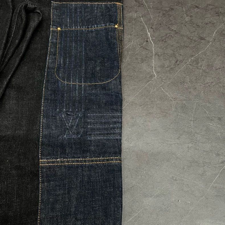 Louis Vuitton Louis Vuitton Louis Vuitton Butterfly Tie Denim Pants-2506 Size US 33 - 5 Thumbnail