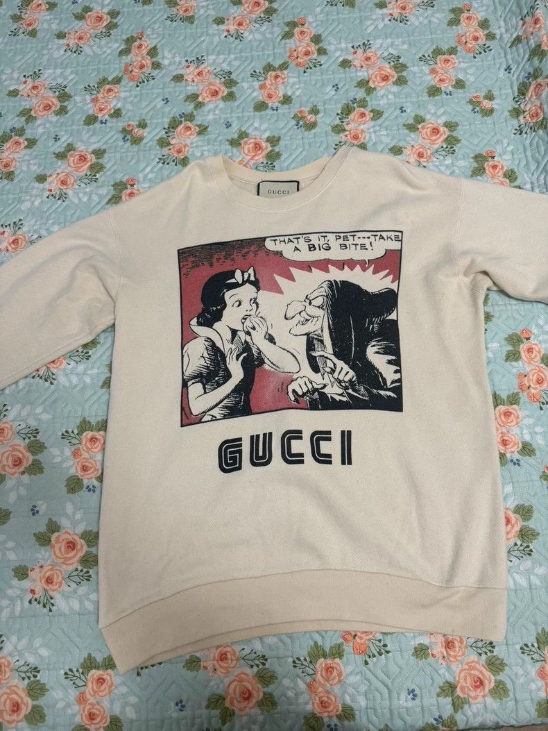 Gucci Gucci Disney Collaboration Sweatshirt with Snow White - dmc Size US L / EU 52-54 / 3 - 2 Thumbnail