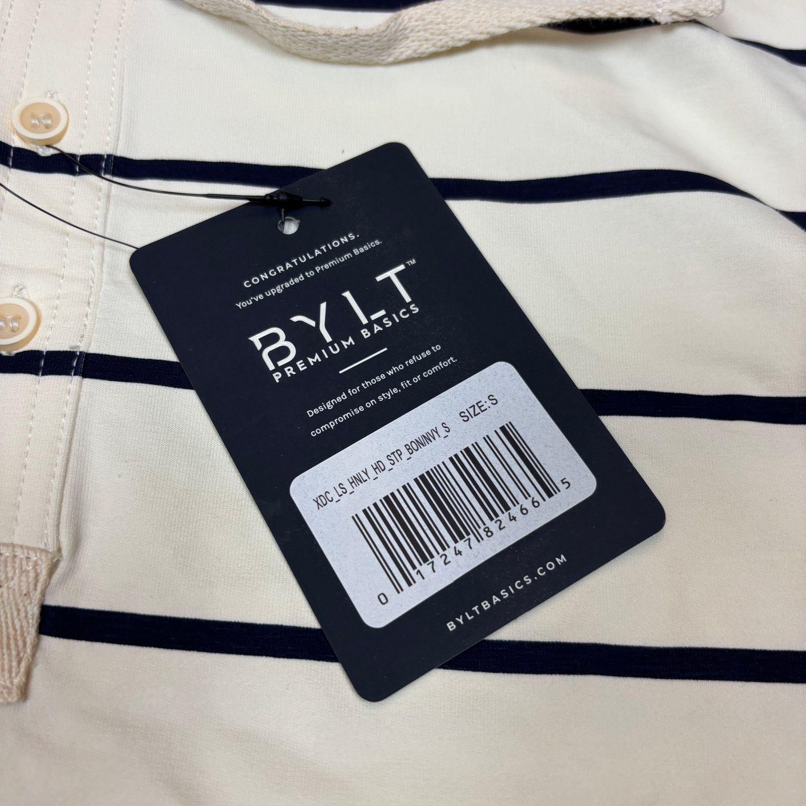 Other NWOT Bylt Drop Cut Hooded Henley Men's Small Minimalist Size US S / EU 44-46 / 1 - 8 Thumbnail