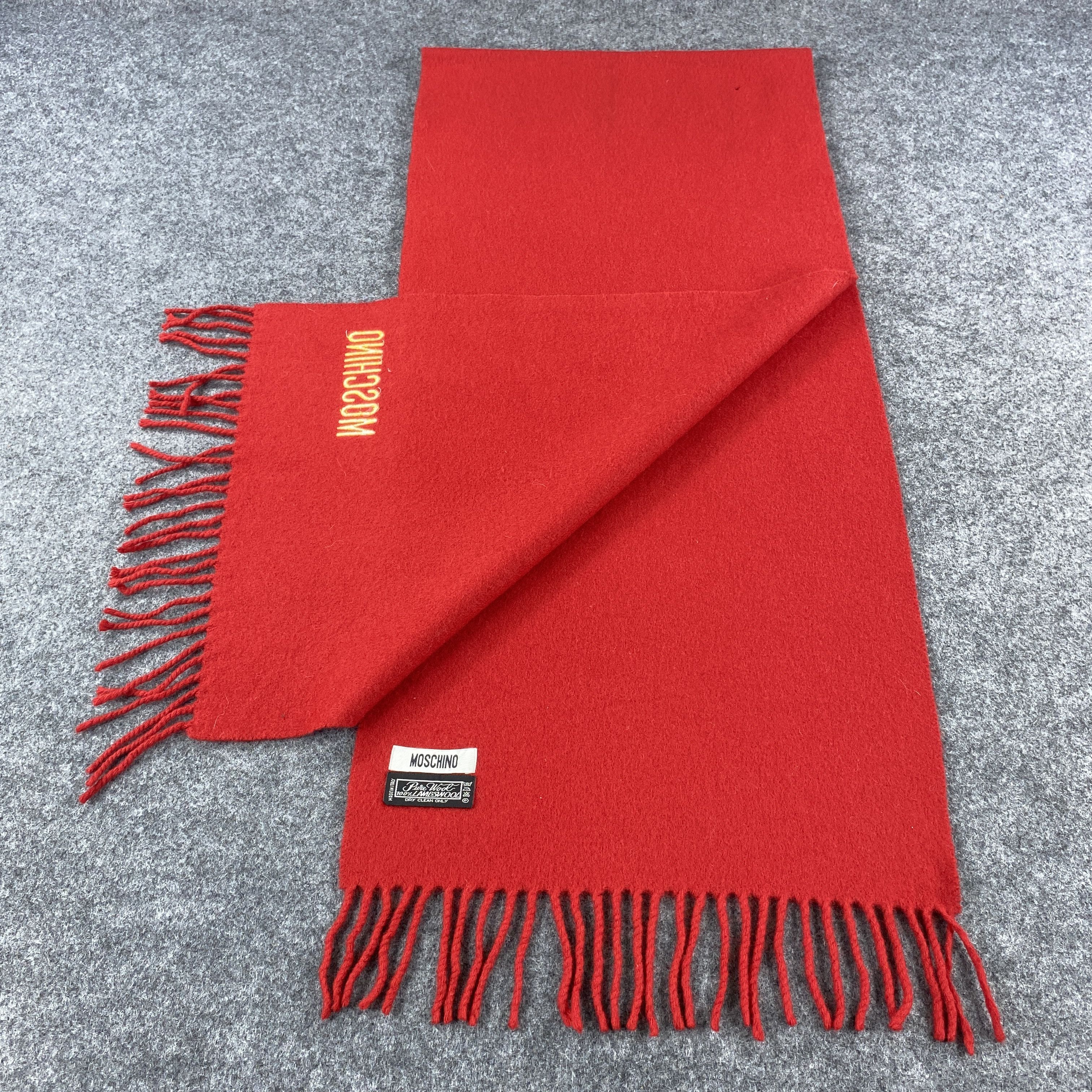 Moschino × Vintage GF10398 Moschino Scarf Neck Wear Muffler Size ONE SIZE - 11 Thumbnail