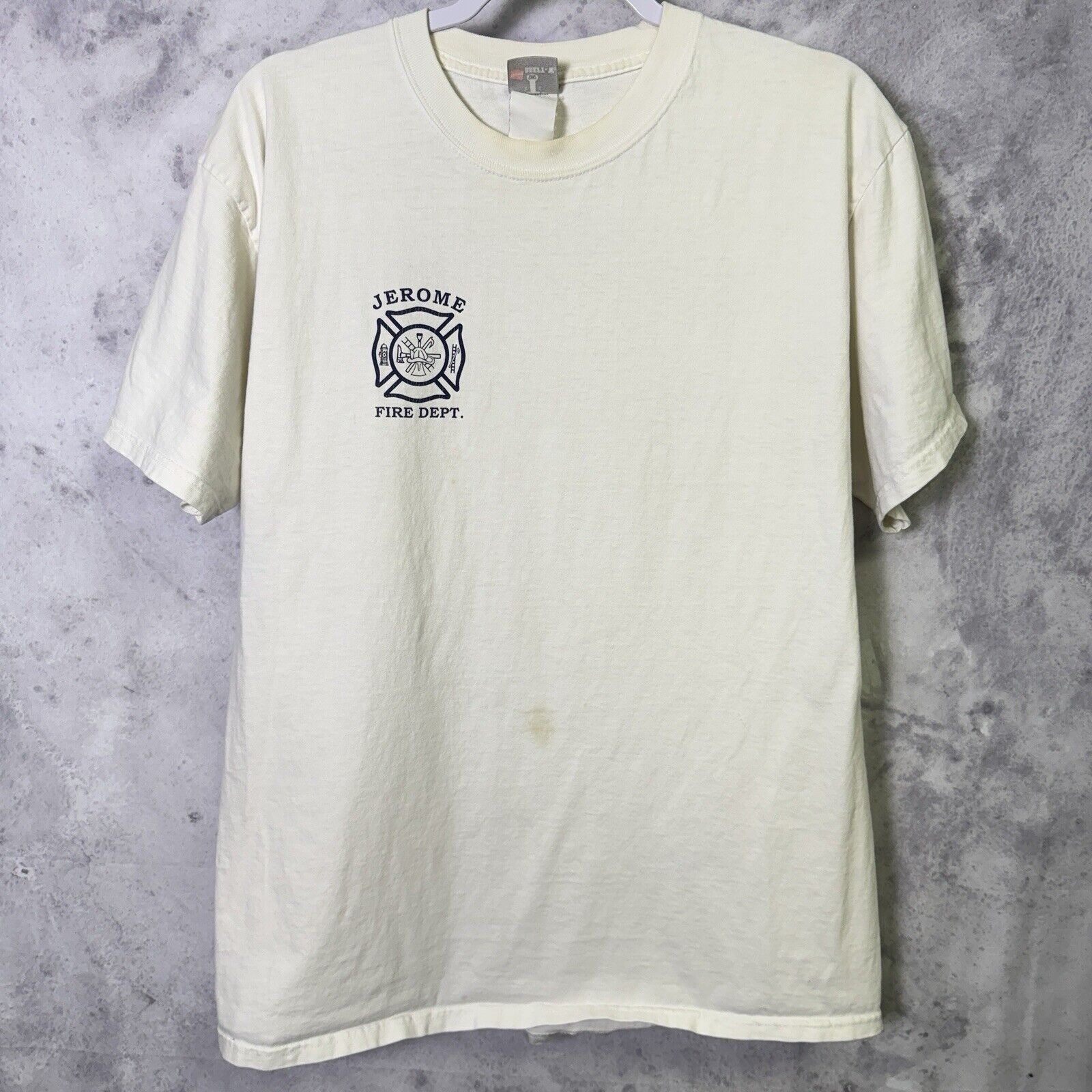Vintage Vintage Y2K Jerome Fire Department T Shirt Mens Large White Size US L / EU 52-54 / 3 - 2 Thumbnail