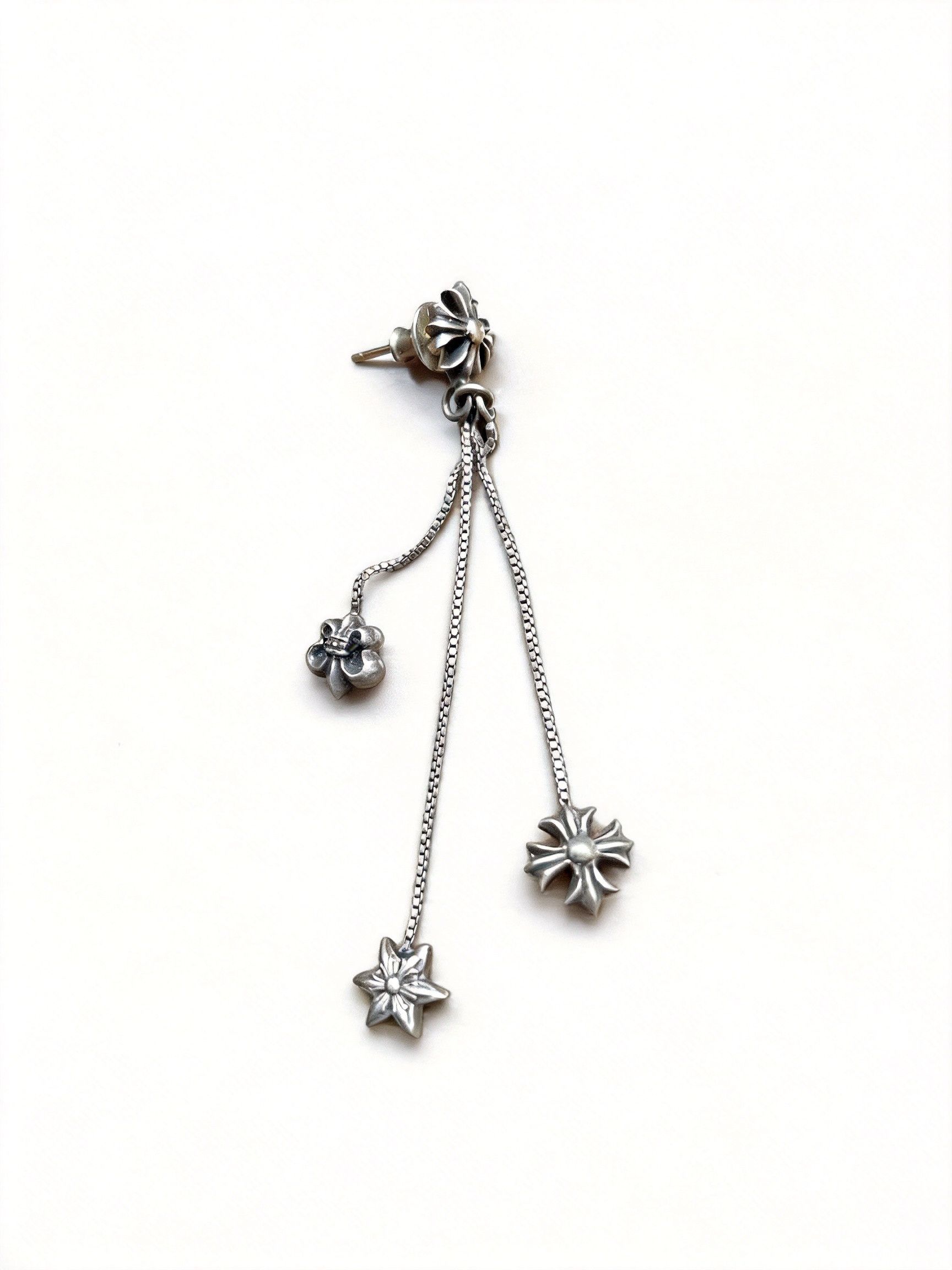Chrome Hearts Chrome Hearts Three-Charm Jojo Earrings | Grailed