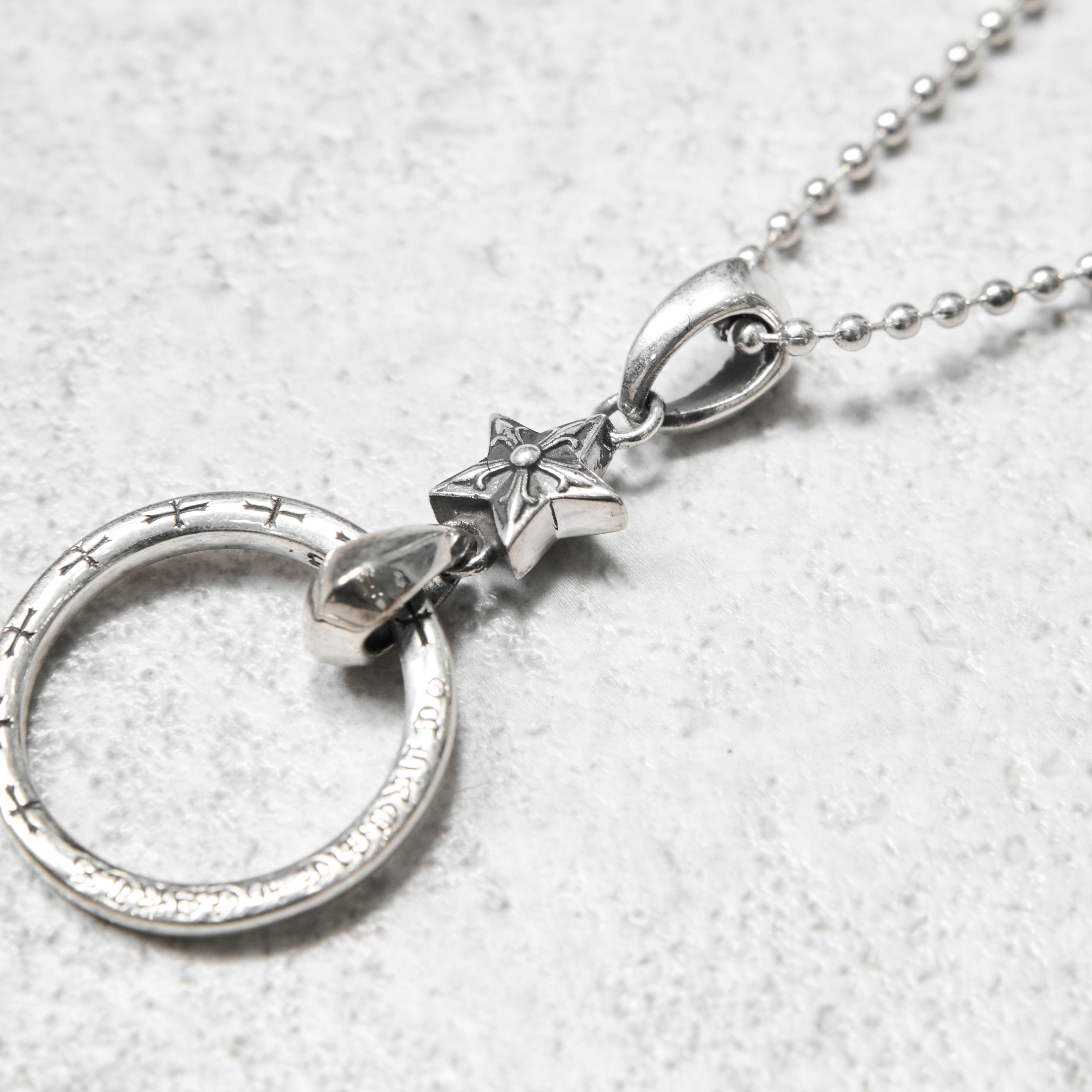 Chrome Hearts CHROME HEARTS Ball Chain Necklace Silver Star Size ONE SIZE - 4 Thumbnail