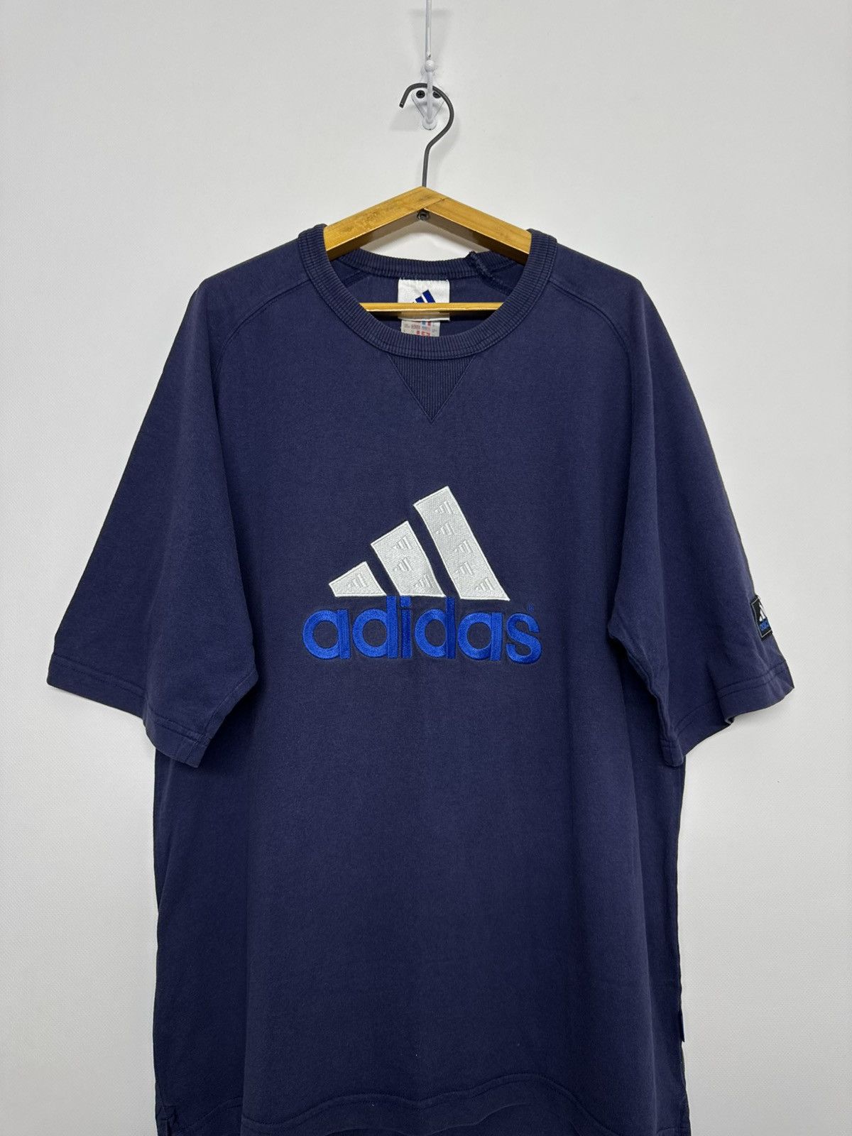 Adidas Vintage Adidas Big Logo T-Shirt 90’s Size US M / EU 48-50 / 2 - 2 Thumbnail