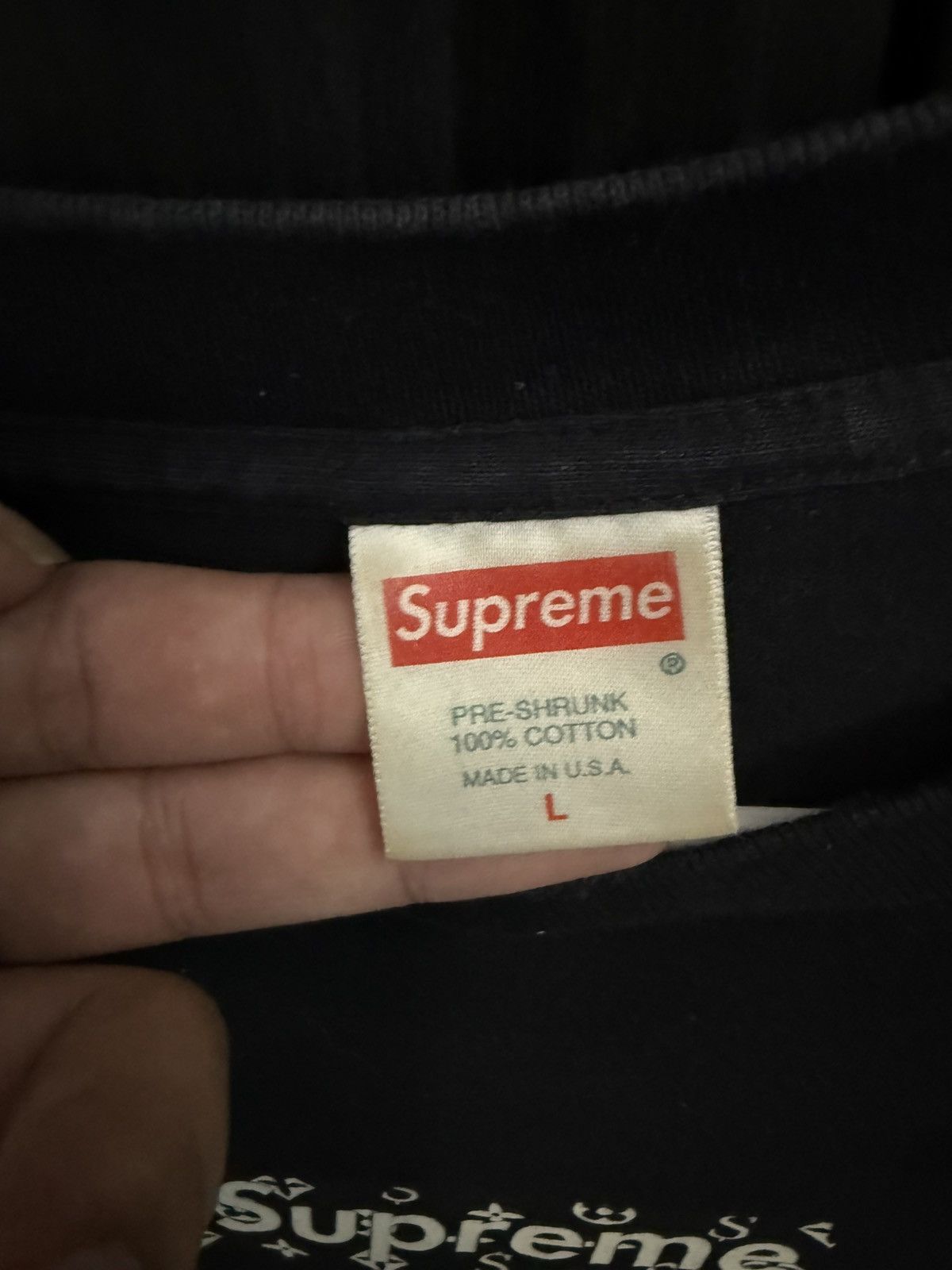 Supreme Supreme LV Monogram Box Logo Black Cease And Desist Tee Size US L / EU 52-54 / 3 - 9 Thumbnail