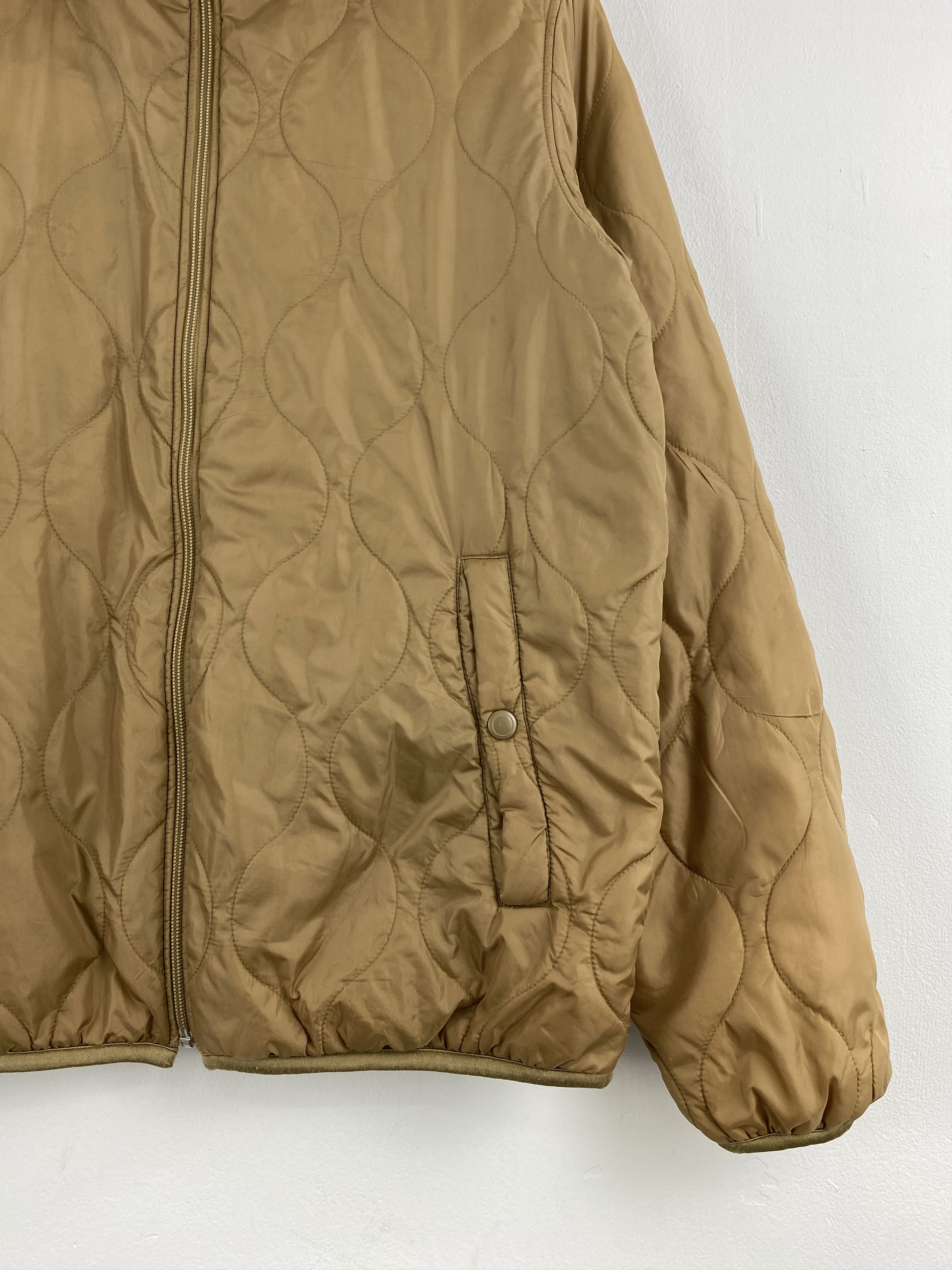 Uniqlo Vintage Uniqlo Zipper Ups Puffer Jacket Brown JA0123 Size US L / EU 52-54 / 3 - 8 Thumbnail