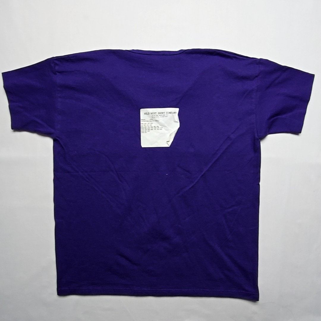 Vintage Vintage Montana Shirt H.L. Miller Purple L Boat Neck Tee 90s Size XL / US 12-14 / IT 48-50 - 5 Thumbnail