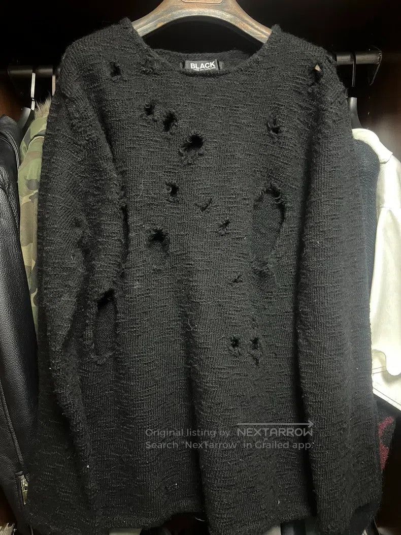 Comme des Garcons Comme des Garcons Ripped sweater Size XL / US 12-14 / IT 48-50 - 1 Thumbnail