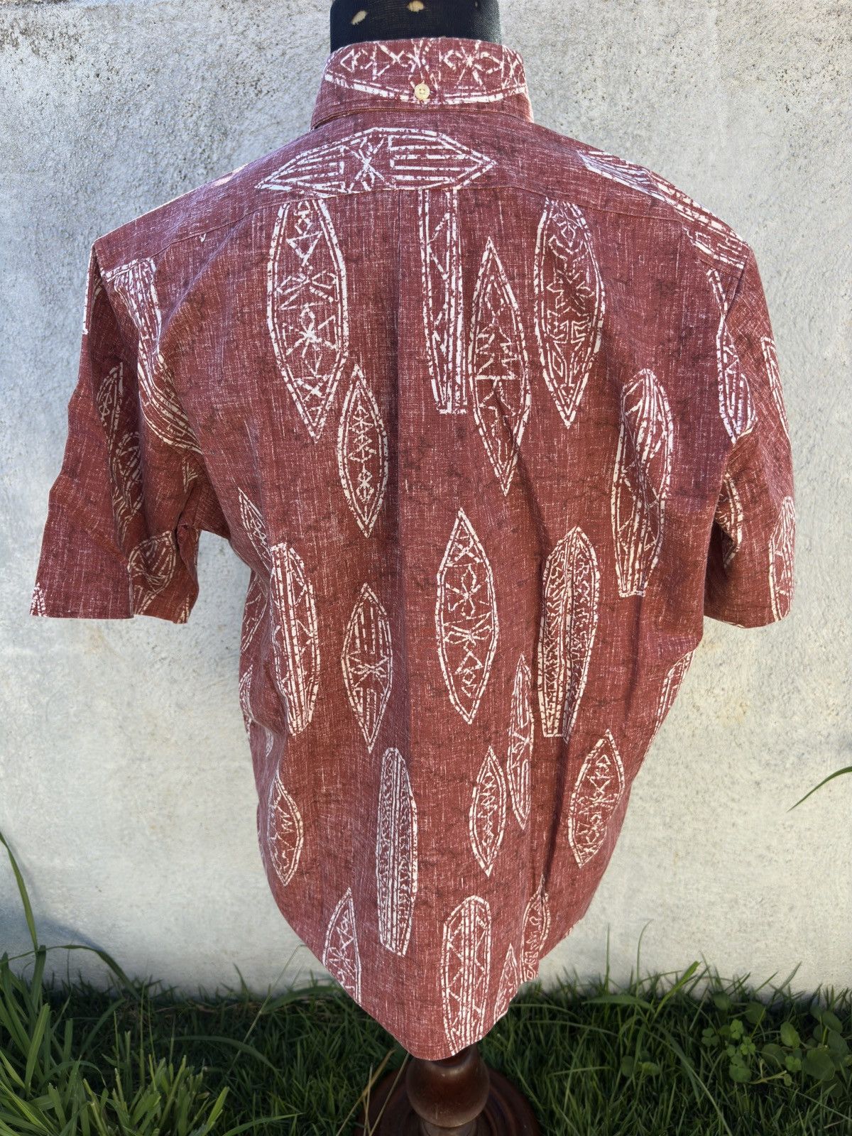 Reyn Spooner Reyn Spooner Hawaiian Print Red 3/4 Button Men's Large Size US L / EU 52-54 / 3 - 2 Thumbnail