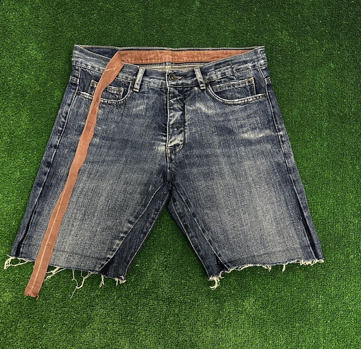 Rick Owens Rick Owens DRKSHDW Wash Denim Shorts Very Rare | Grailed