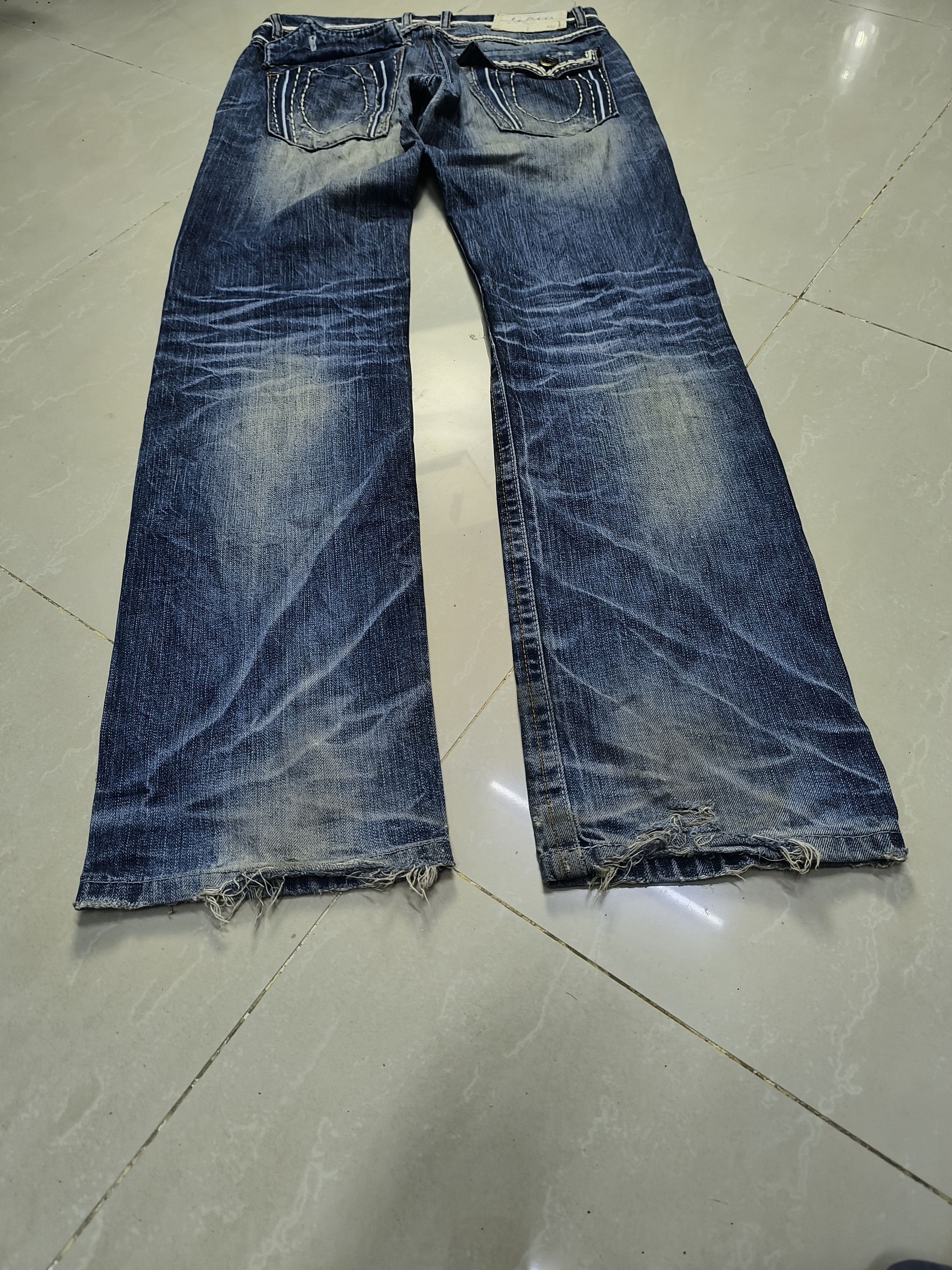 If Six Was Nine × Japanese Brand Lolita Japan Max Claw Mark Distressed Jeans Size US 34 / EU 50 - 12 Thumbnail