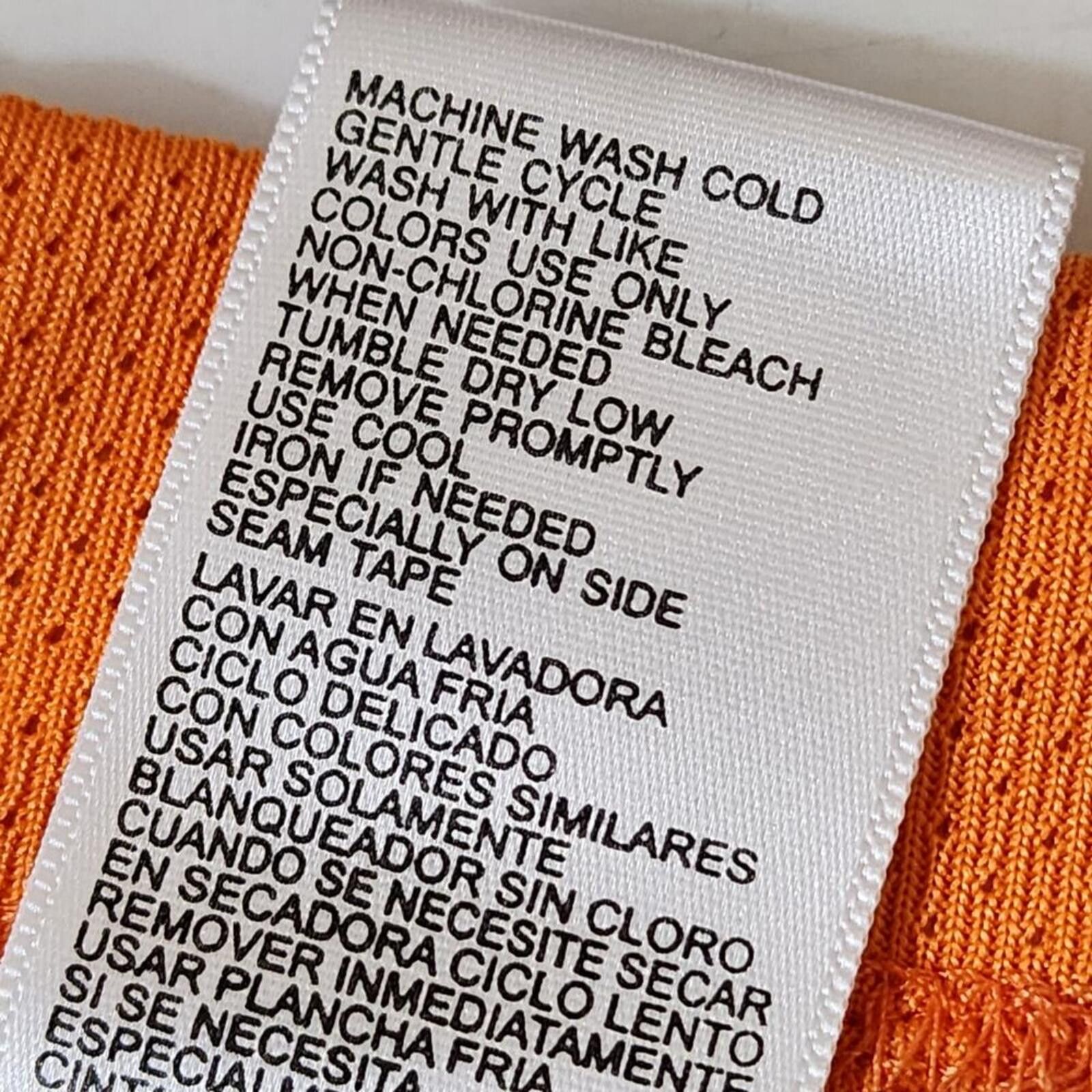 Other Medium Orange White Striped Shorts Size 32" / US 10 / IT 46 - 4 Thumbnail