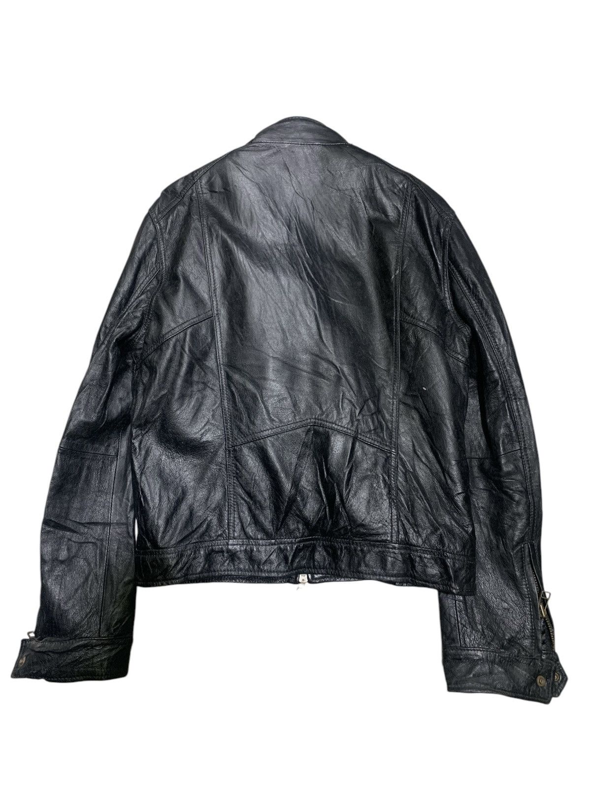 URBAN RESEARCH DOORS Vintage Urban Research Punk Leather Jacket Size US M / EU 48-50 / 2 - 2 Thumbnail