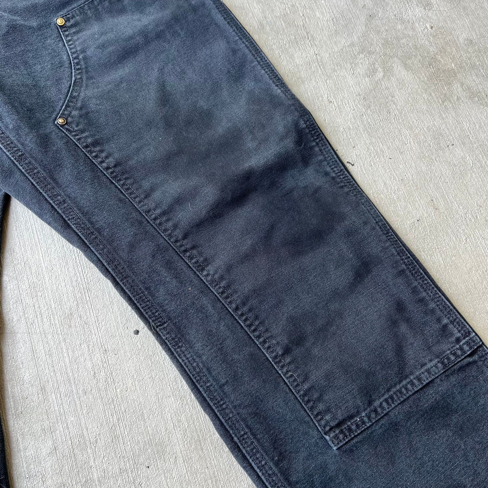 Carhartt × Vintage Carhartt black double knee work wear carpenter pants Size US 31 - 7 Thumbnail