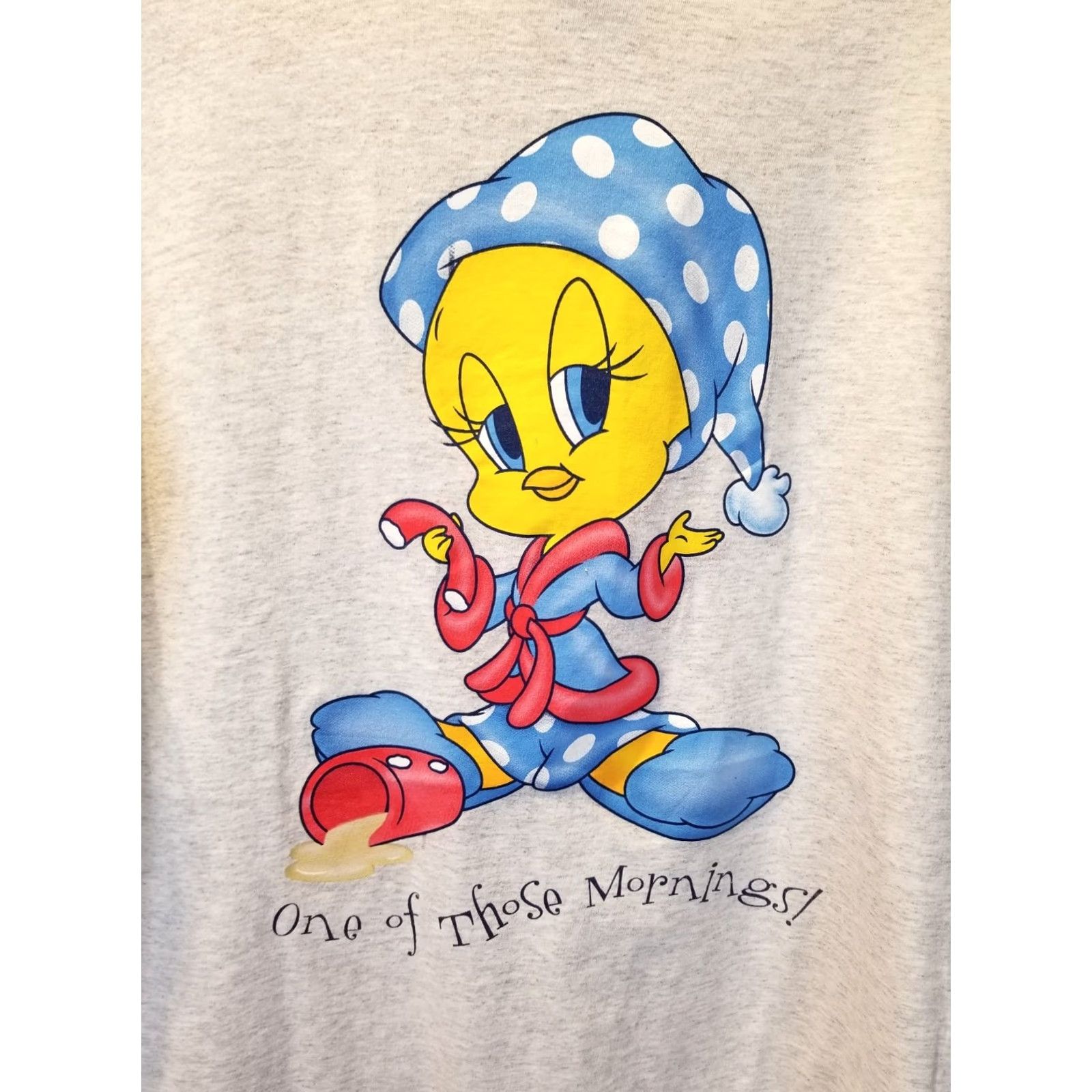 Vintage VINTAGE Looney Tunes TWEETY SLEEPSHIRT WOMEN'S ONE SIZE Gray Cotton Logo Size ONE SIZE - 2 Thumbnail