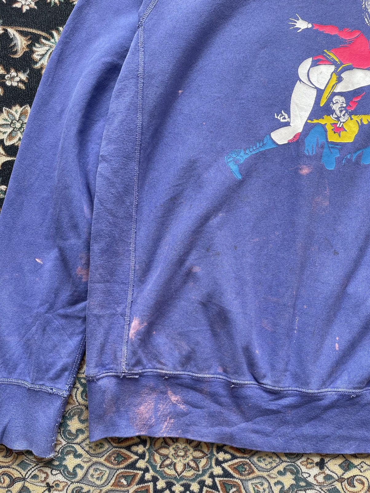 Brain Dead Brain Dead Distressed Crewneck Size US L / EU 52-54 / 3 - 11 Thumbnail