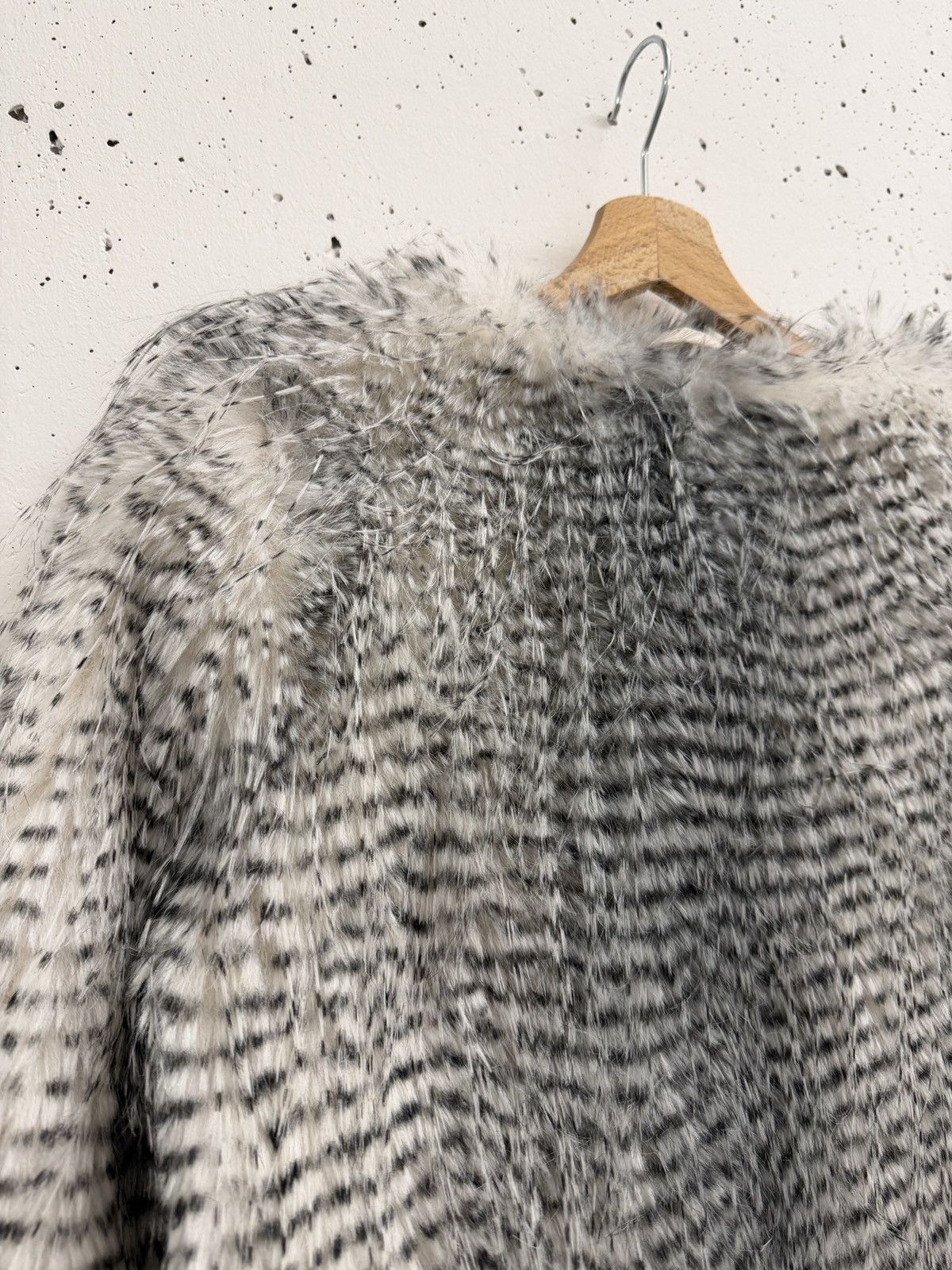 plein sud Plein Sud Faux Fur Cropped Jacket Size S / US 4 / IT 40 - 8 Thumbnail