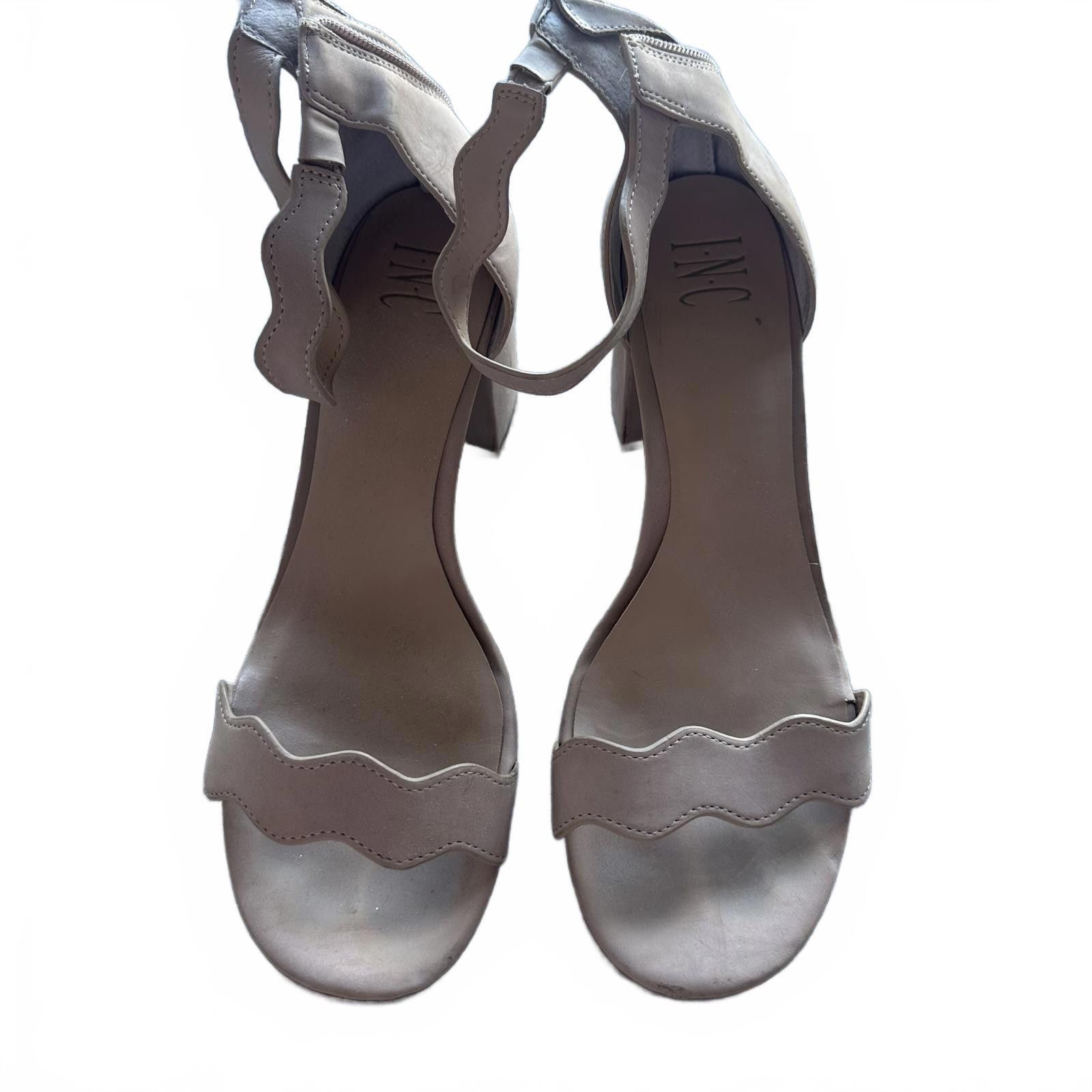 Designer Stylish Beige High Heels by INC Size US 9.5 / IT 39.5 - 1 Thumbnail