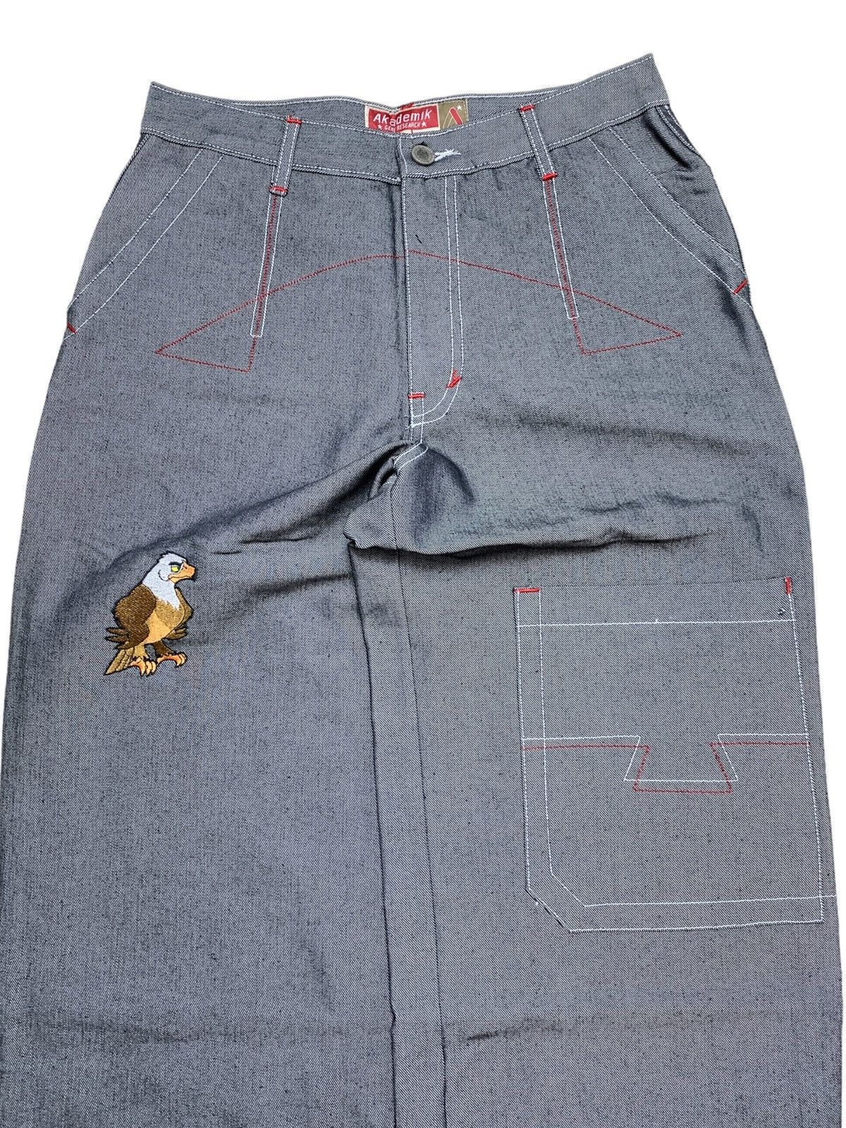 JNCO 2000s Akademiks - Super Baggy Jeans JNCO Style Size US 32 / EU 48 - 2 Thumbnail